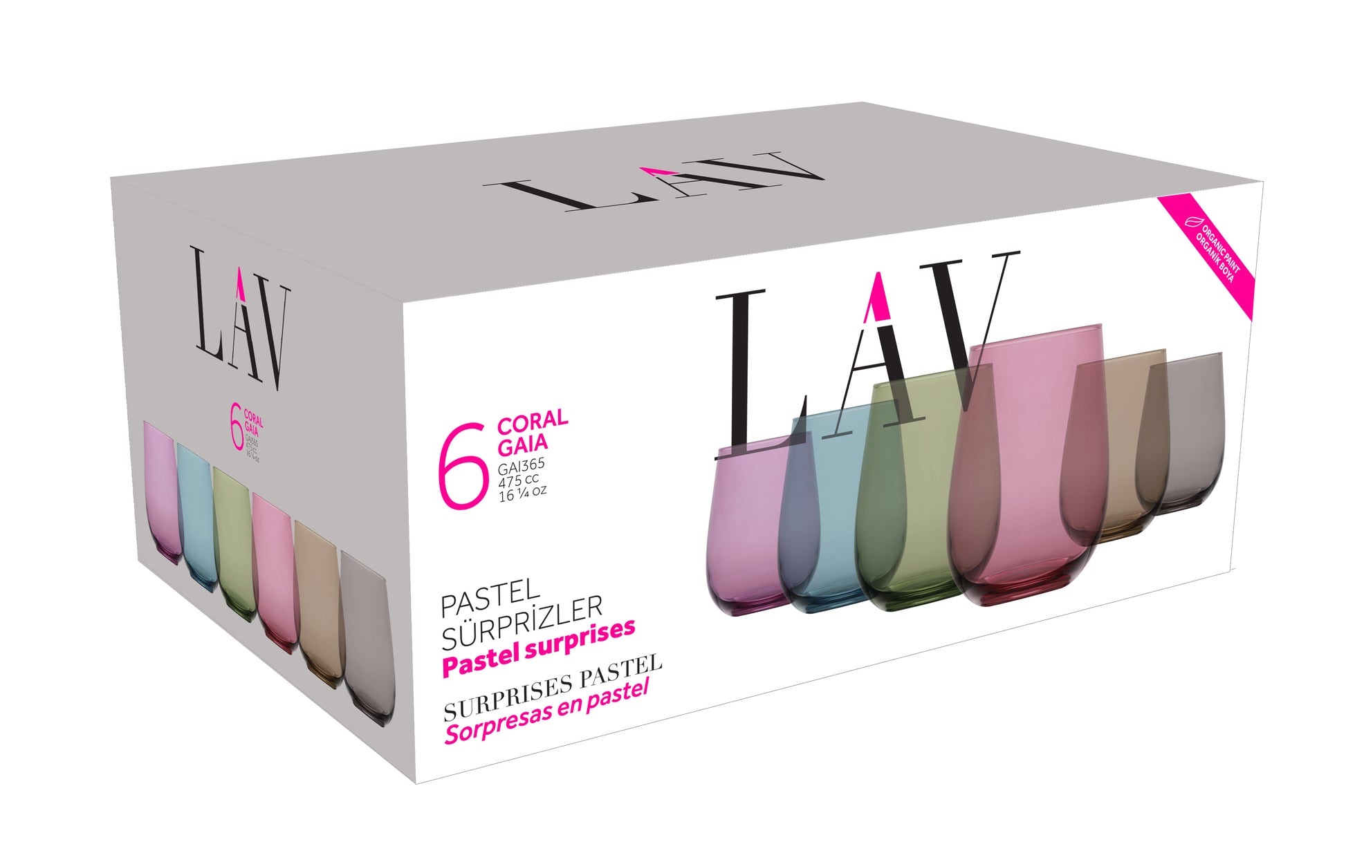 Gaia Cam Kırmızı Şarap Kadehi