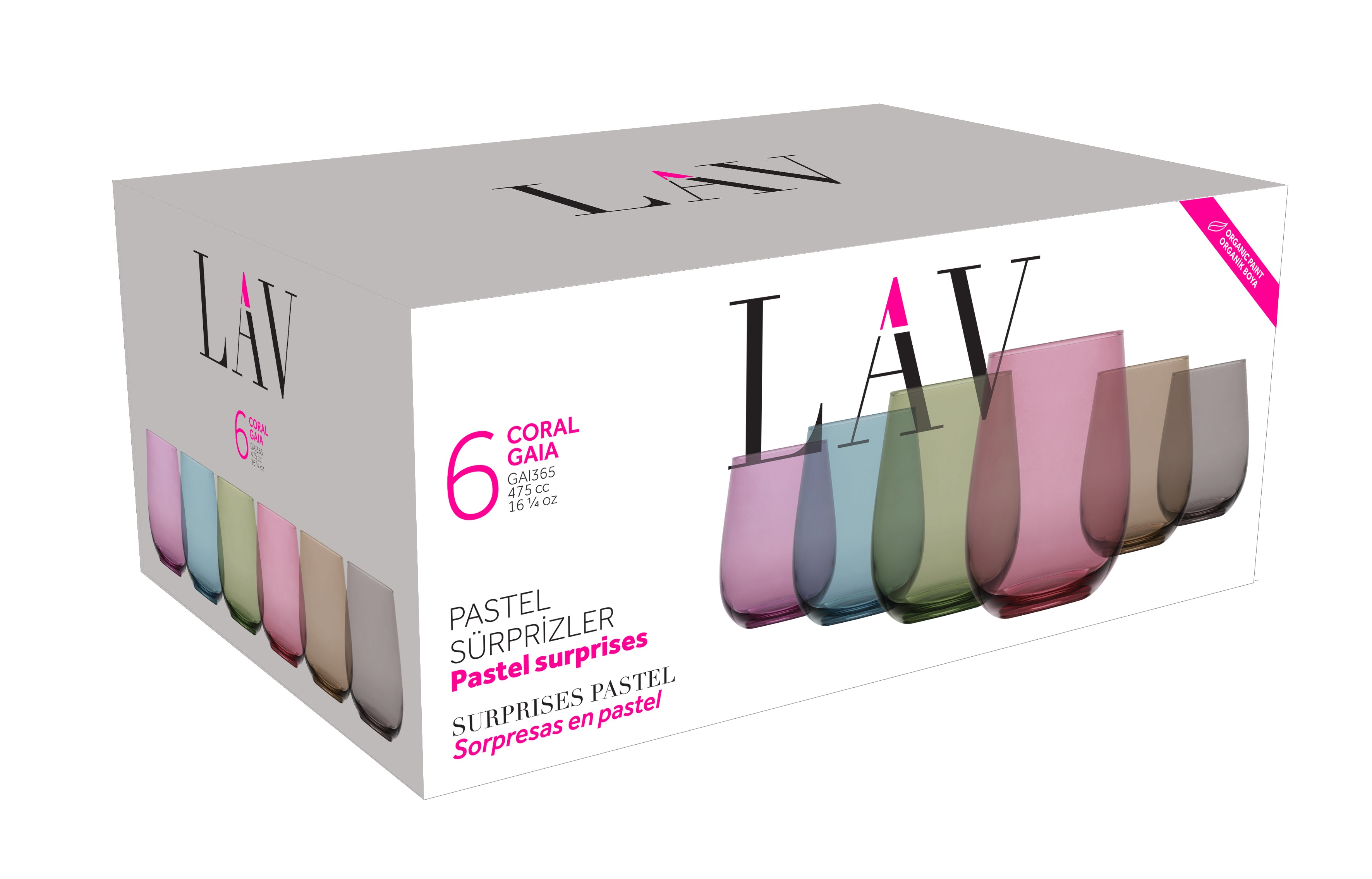 Gaia Cam Kırmızı Şarap Kadehi