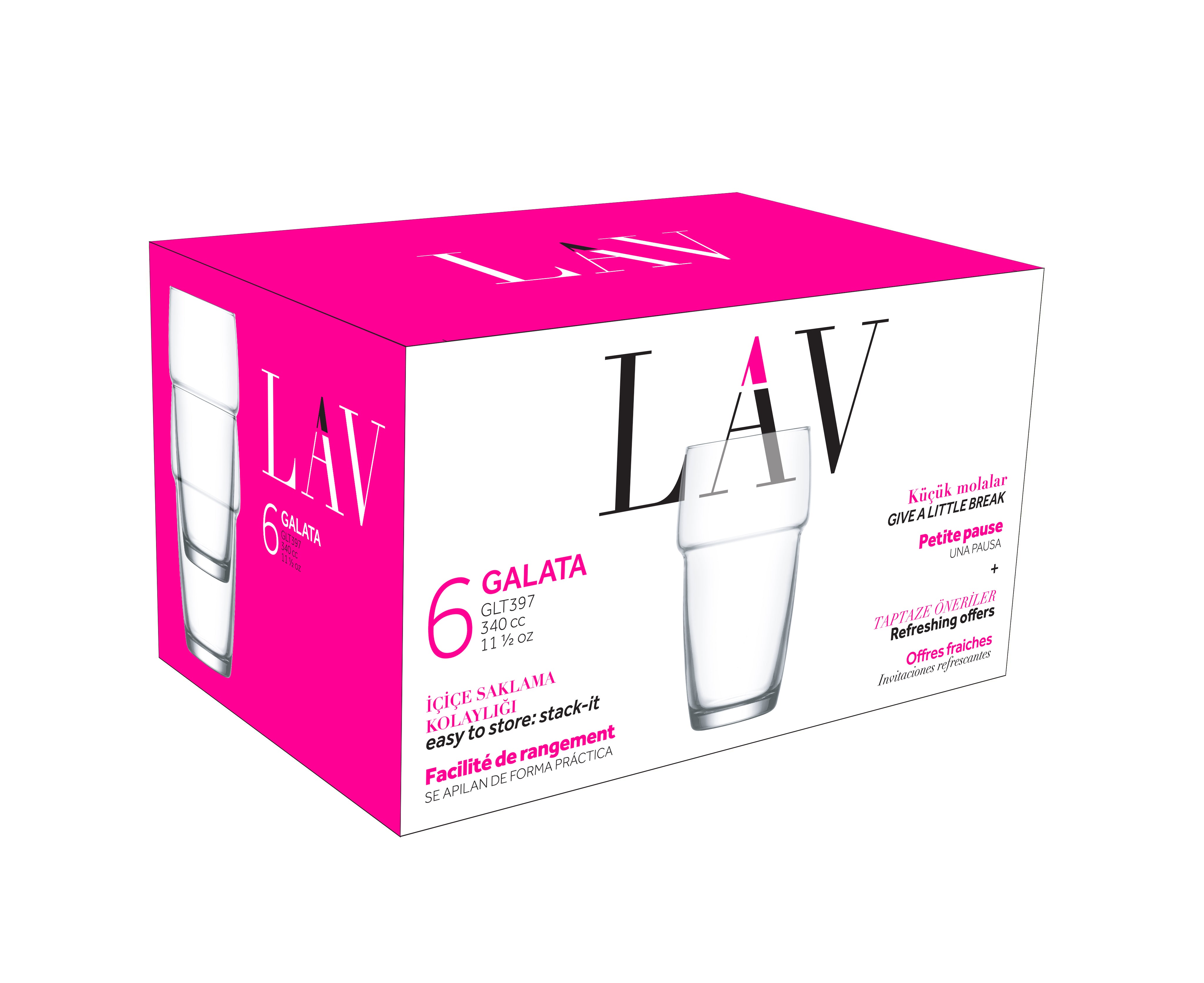 Galata Cam Meşrubat Bardağı