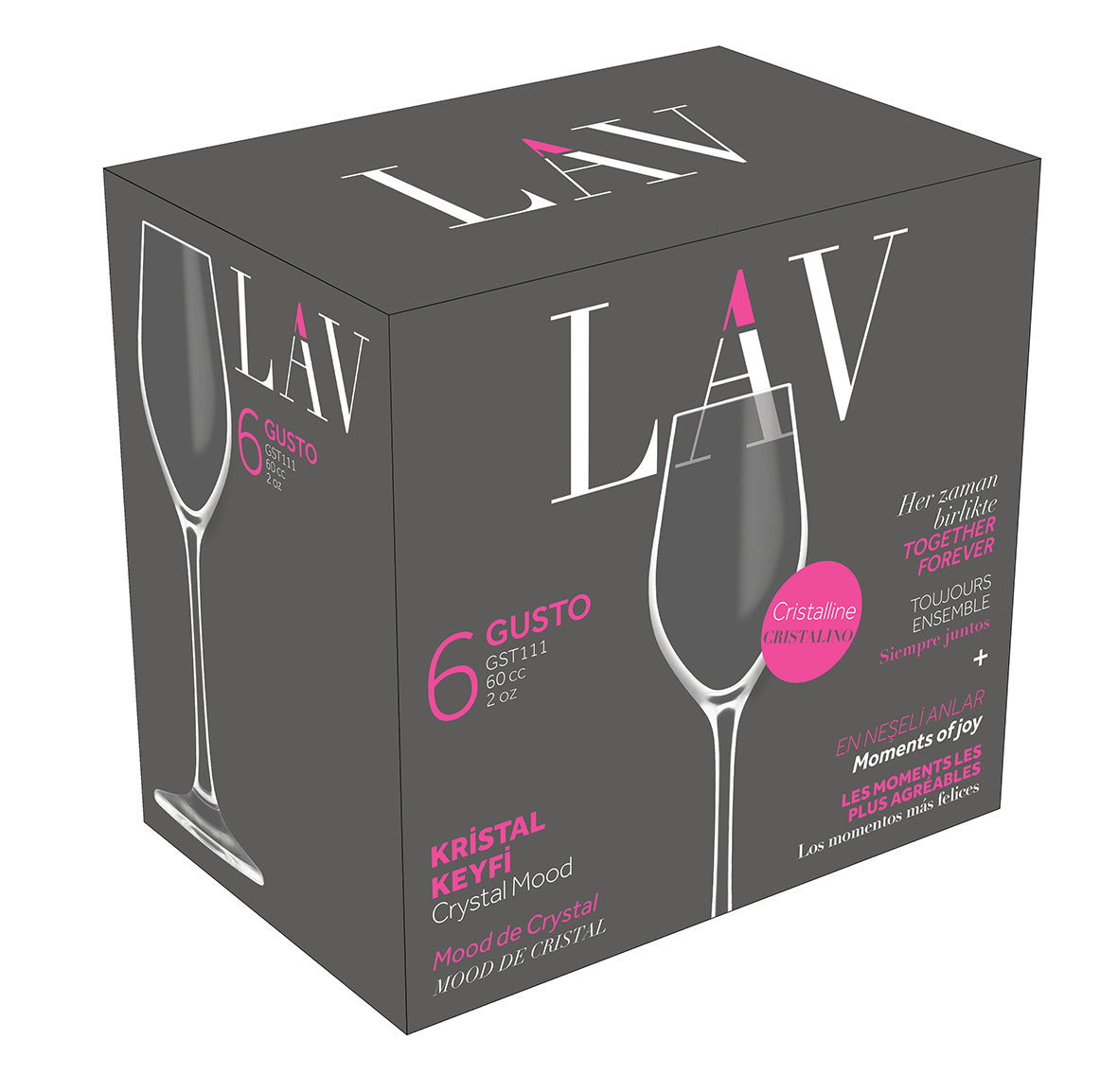 Gusto Cam Likör Kadehi