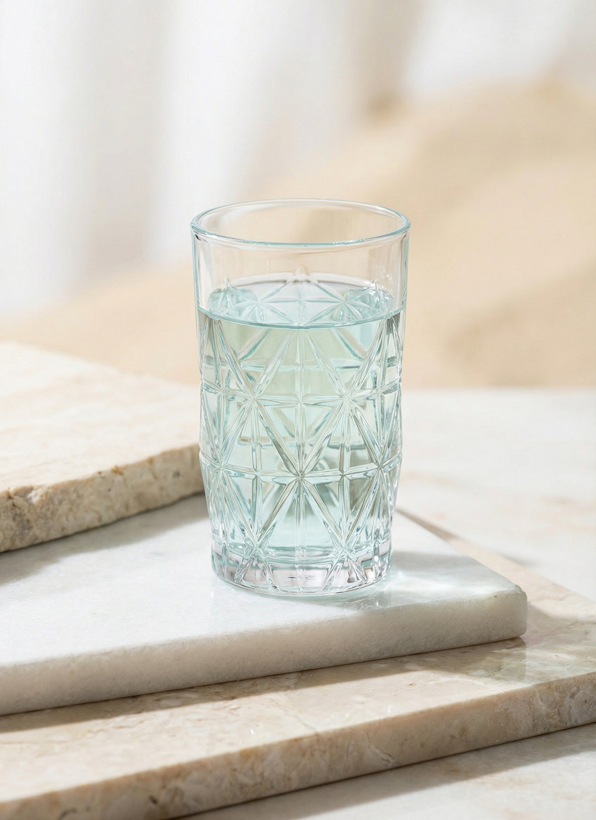 Keops Cam Kahve Yanı Su Bardağı