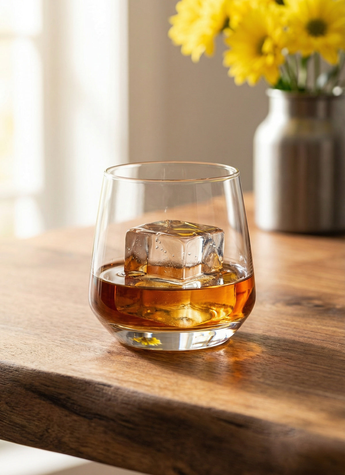 Lal Cam Viski Bardağı