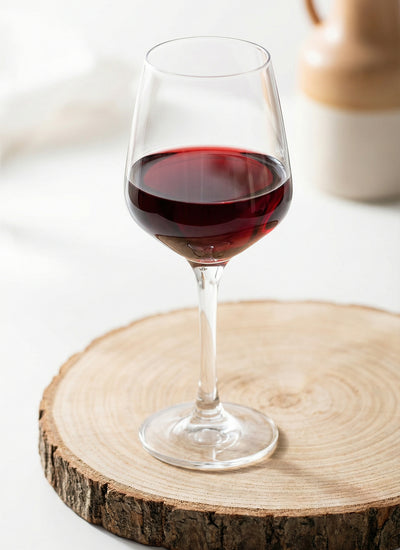 Lal Cam Kırmızı Şarap Kadehi