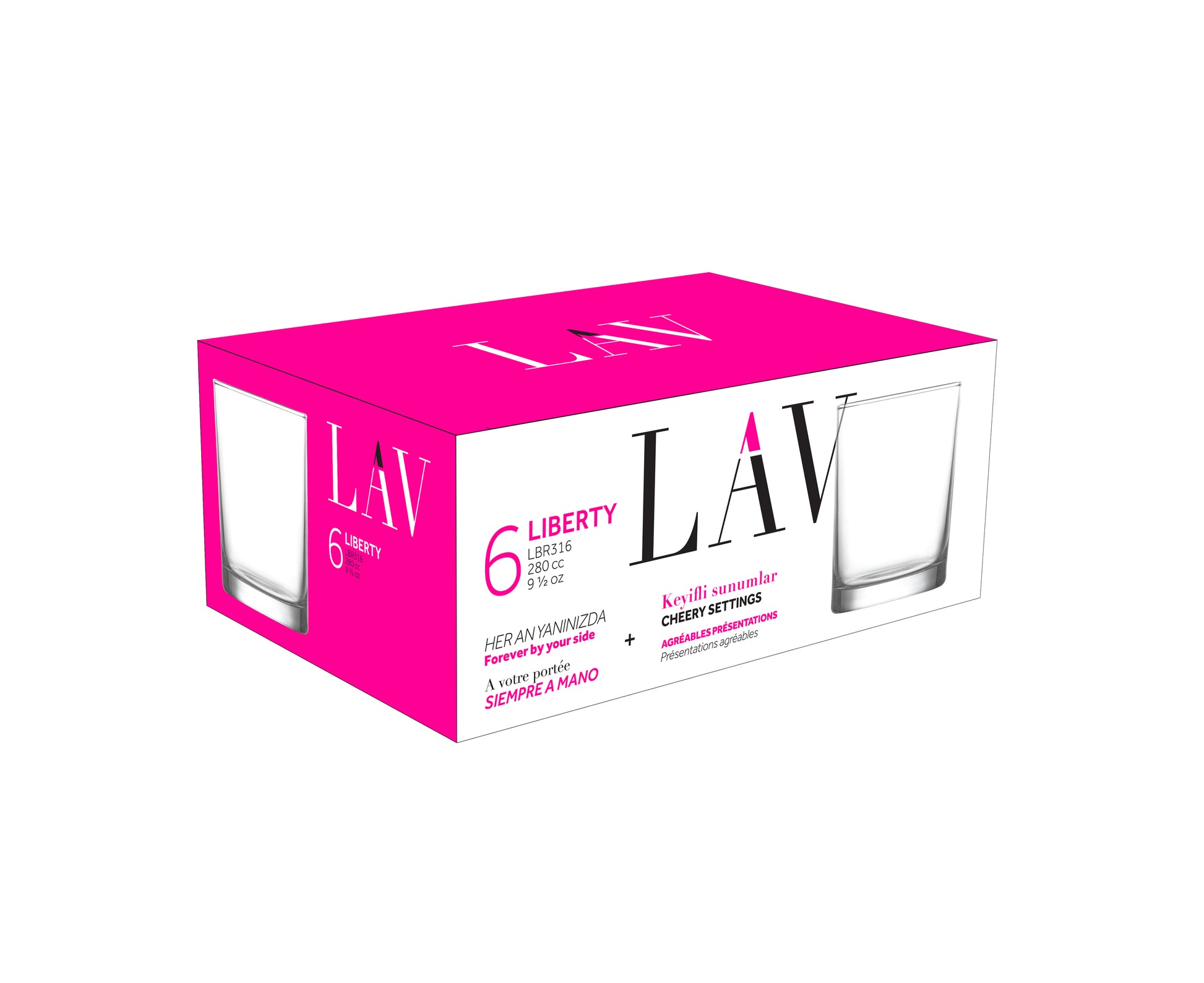 Liberty Cam Viski Bardağı