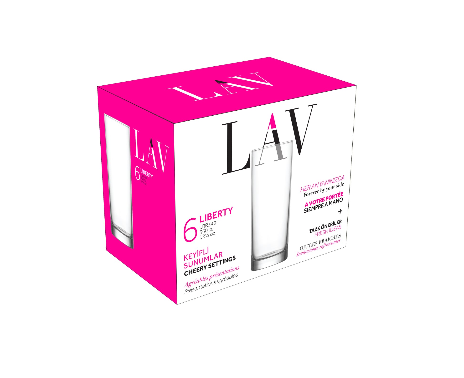 Liberty Cam Meşrubat Bardağı