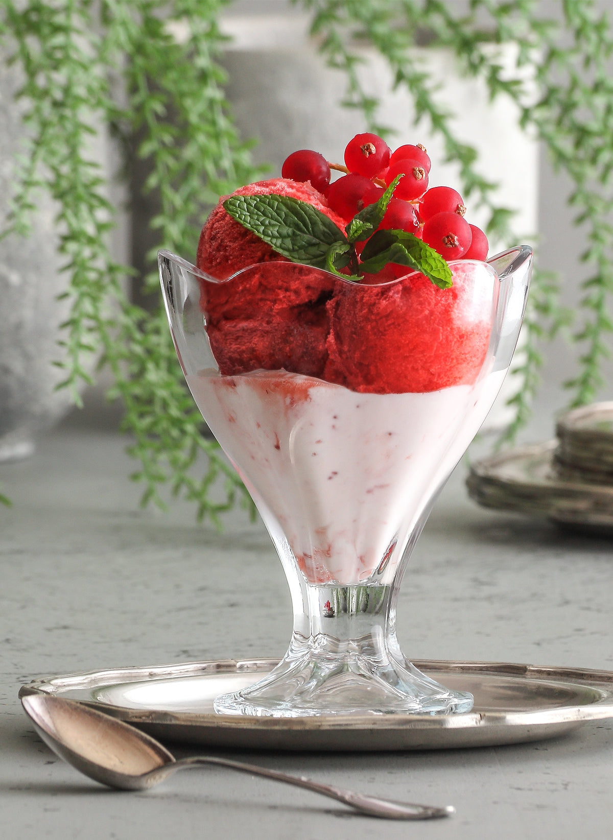 Lily Cam Dondurma & Tatlı Kasesi