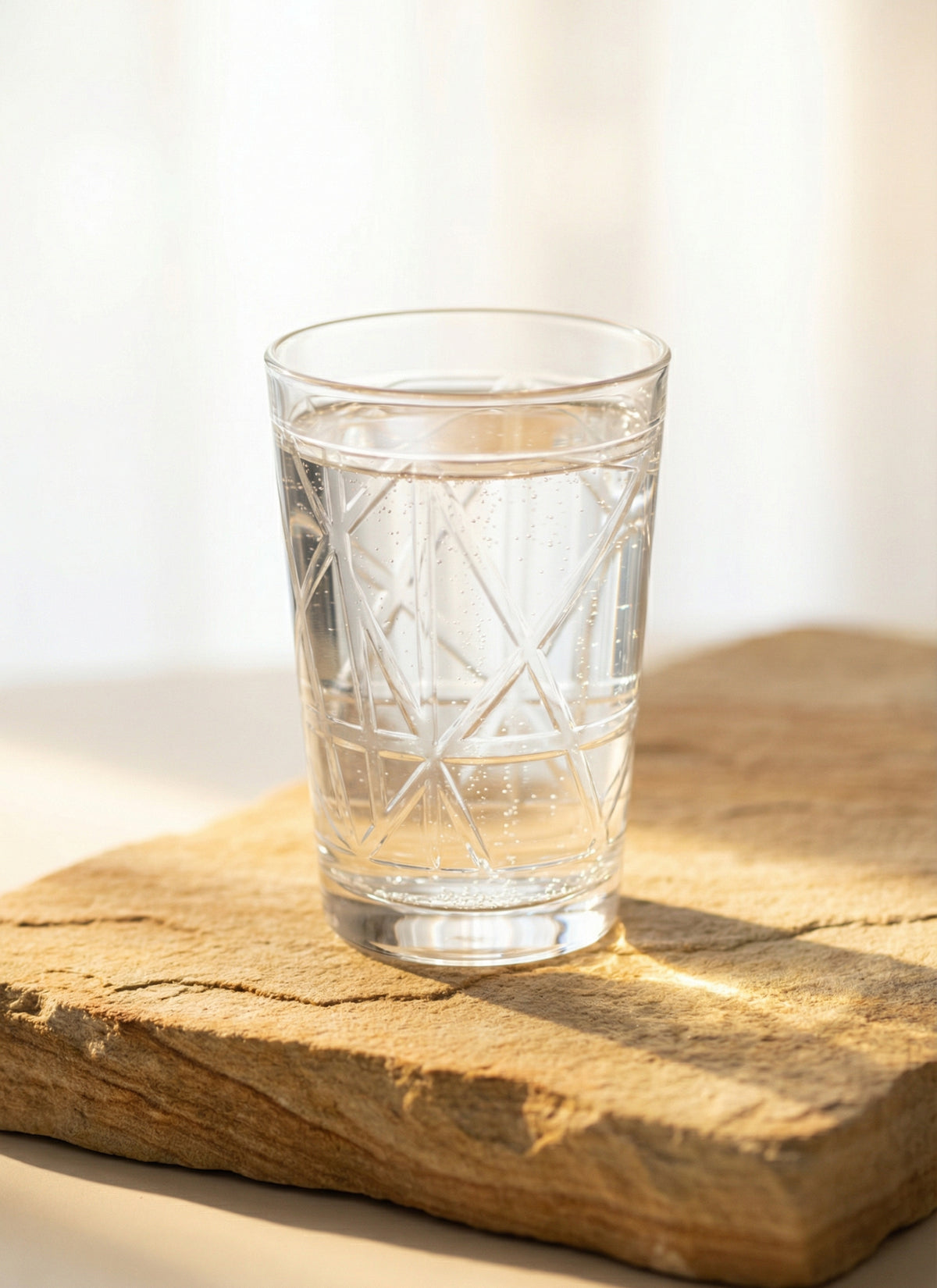 Line Cam Su Bardağı