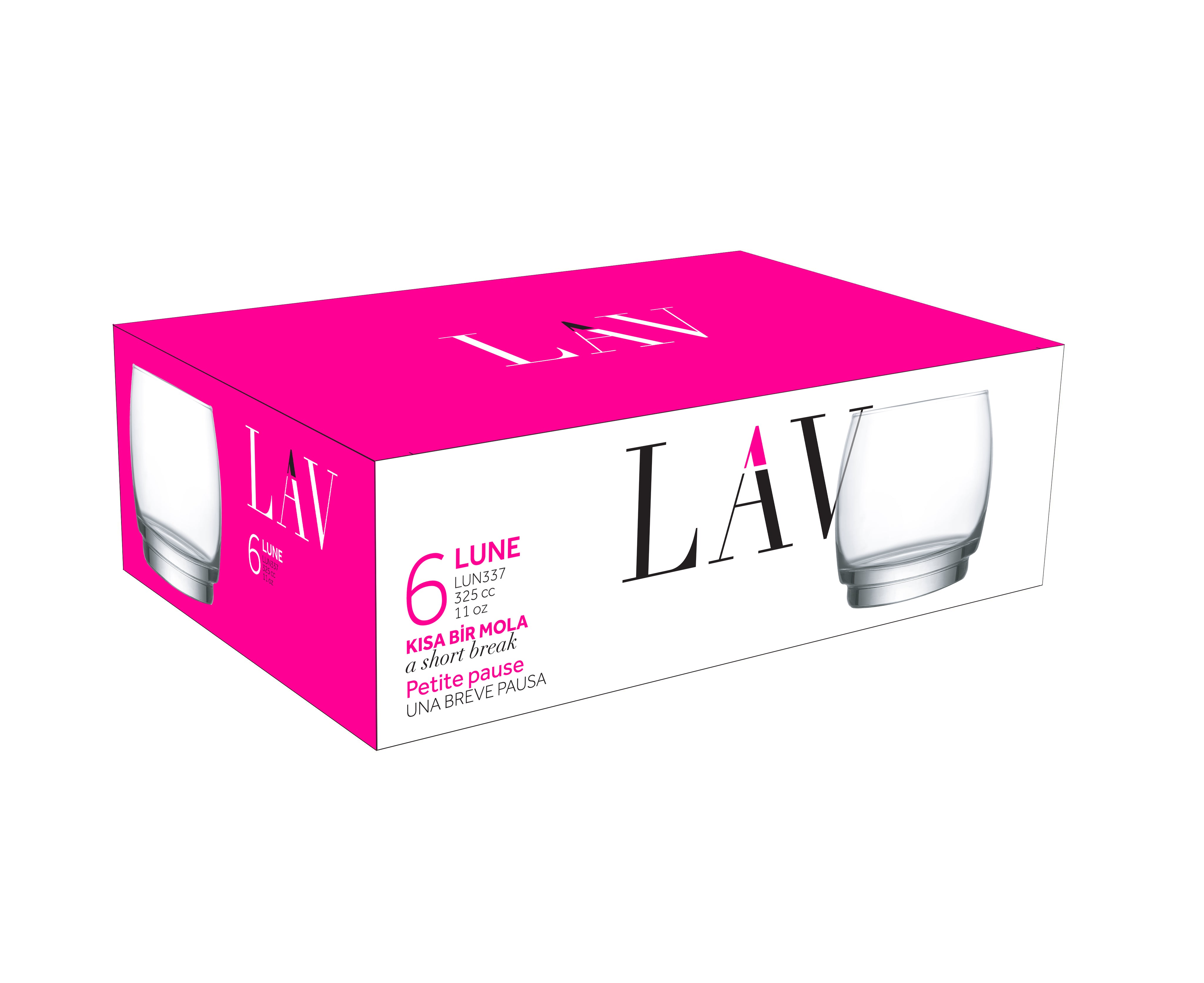 Lune Cam Viski Bardağı