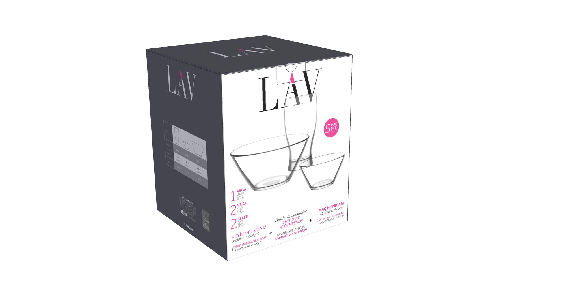 Maç Heyecanı Cam Bardak Seti