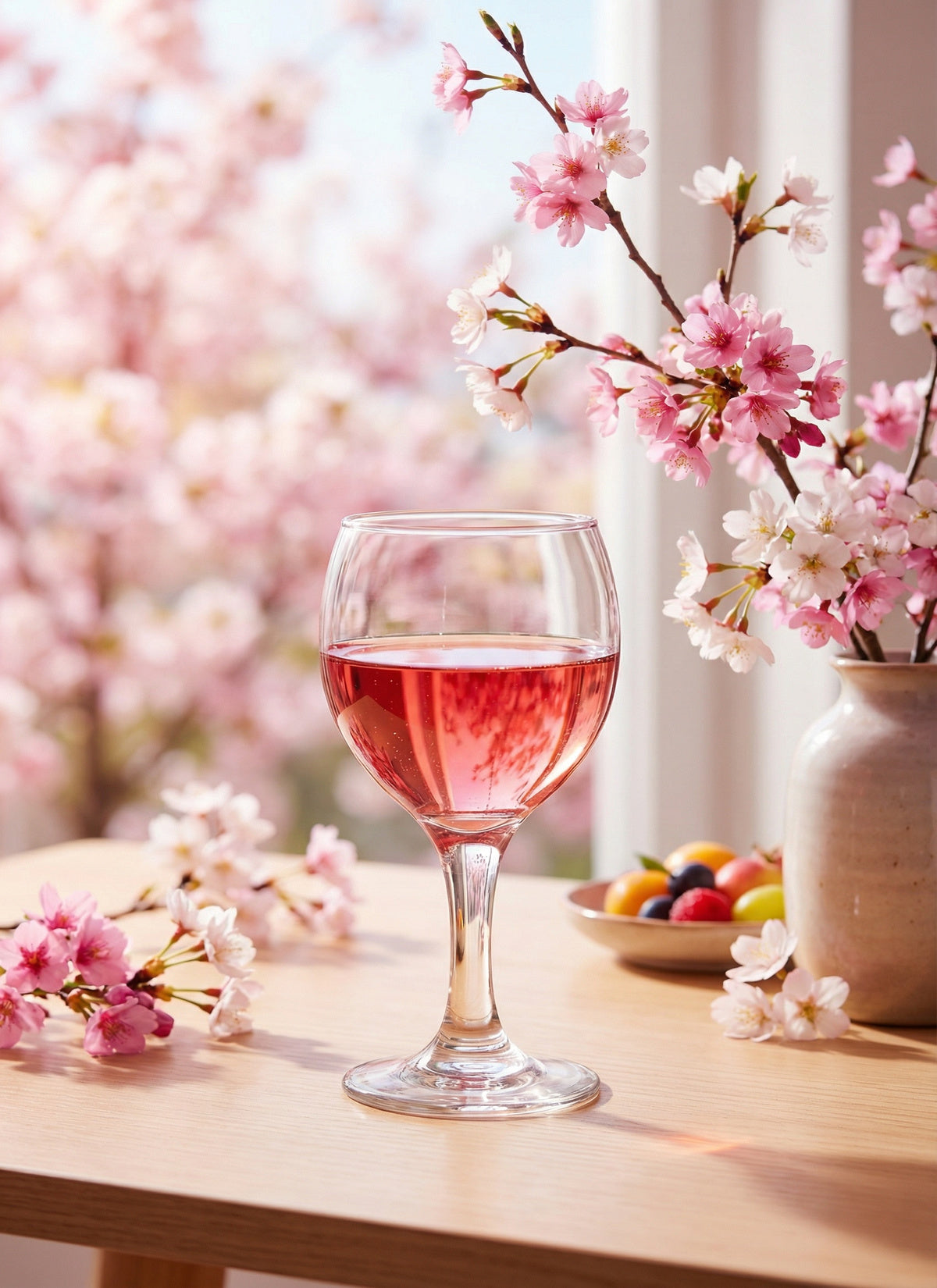 Misket Cam Beyaz Şarap Kadehi