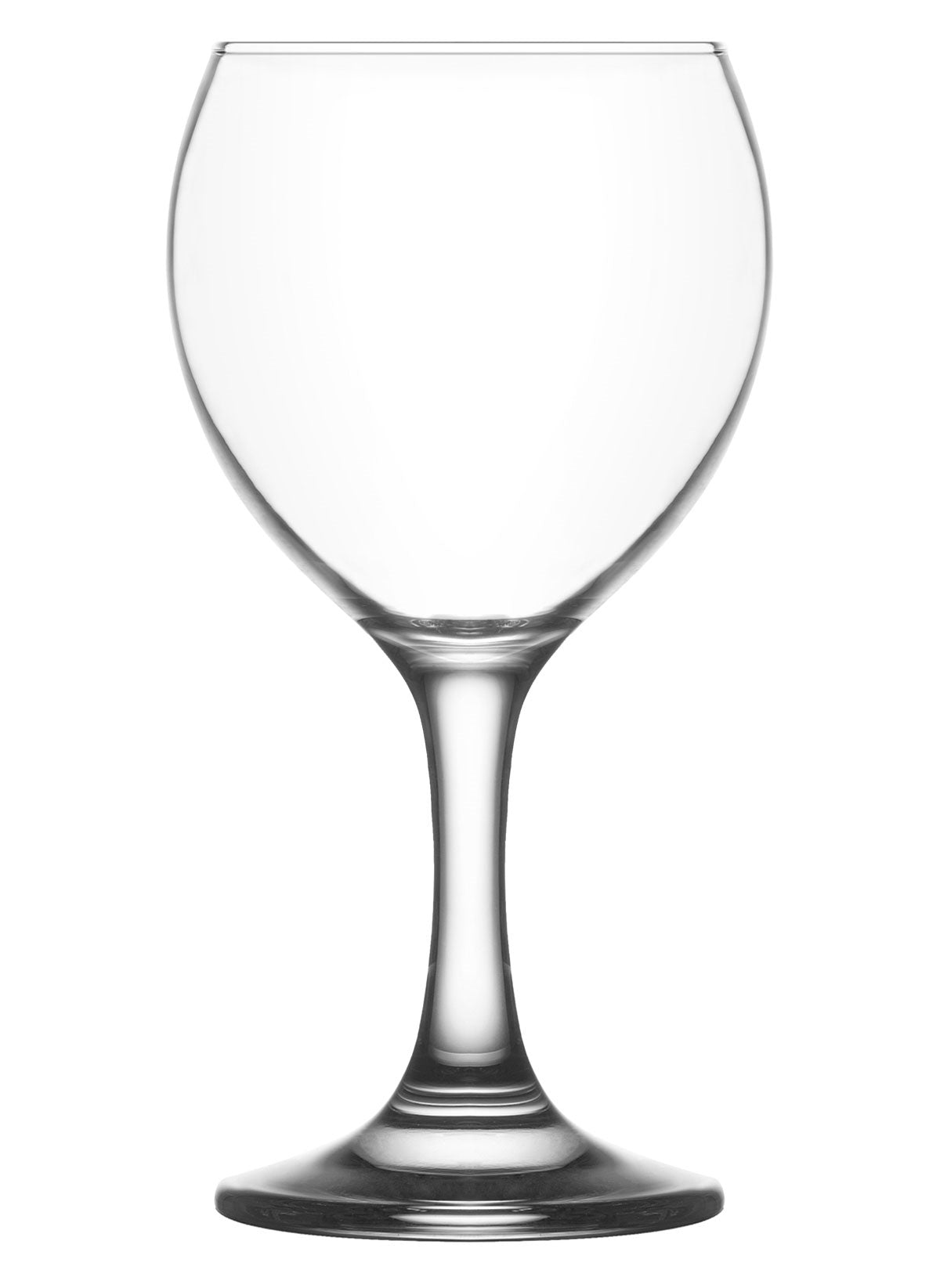 Misket Cam Kırmızı Şarap Kadehi