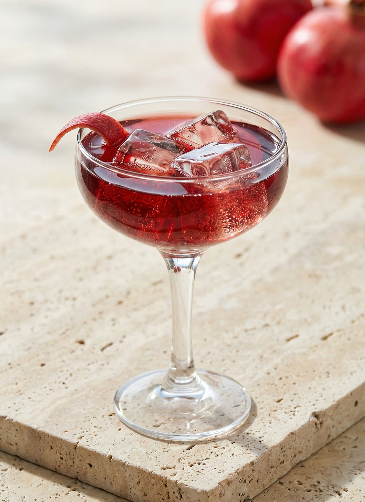 Misket Cam Kokteyl Bardağı