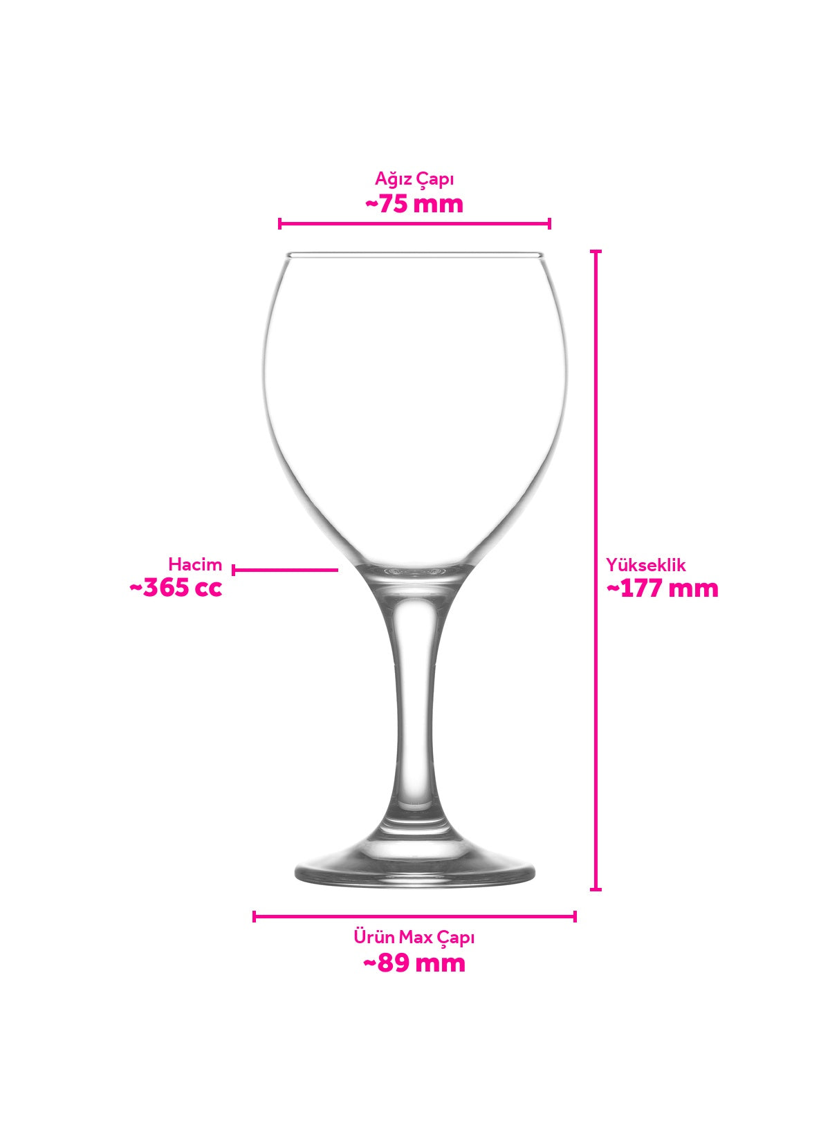 Misket Cam Goblet
