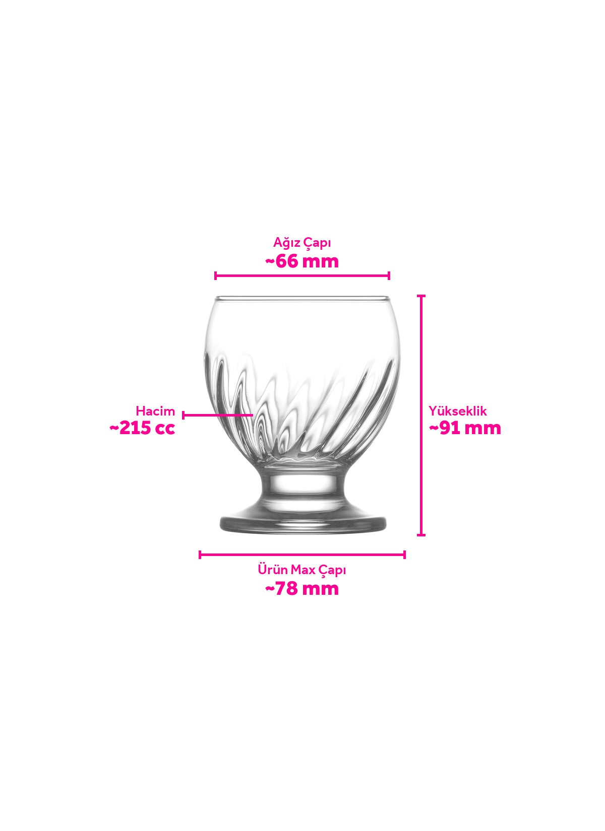Nectar Cam Meşrubat Bardağı