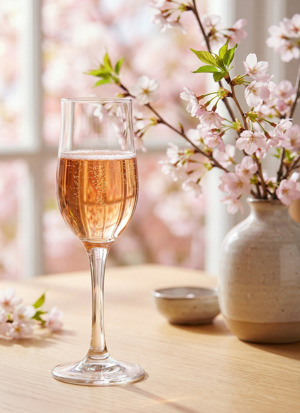 Nevakar Cam Şampanya Kadehi