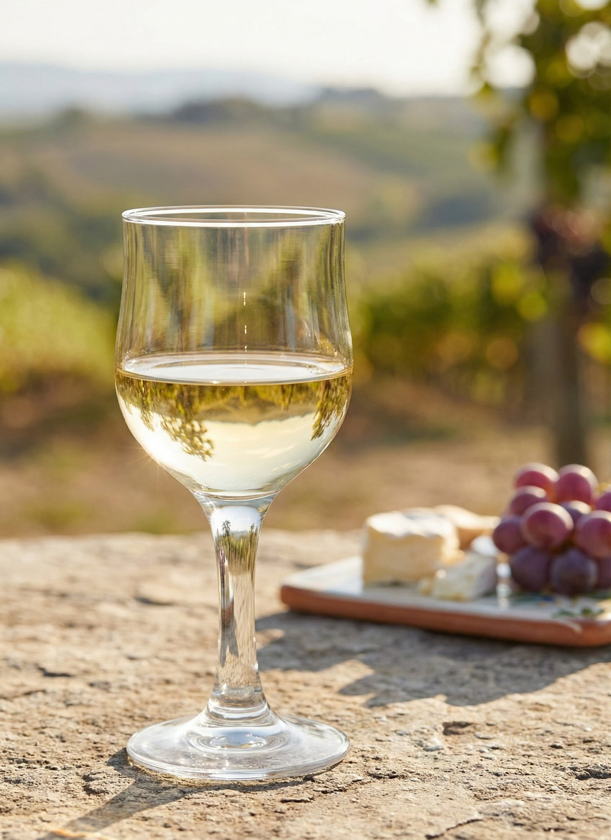 Nevakar Cam Kırmızı Şarap Kadehi