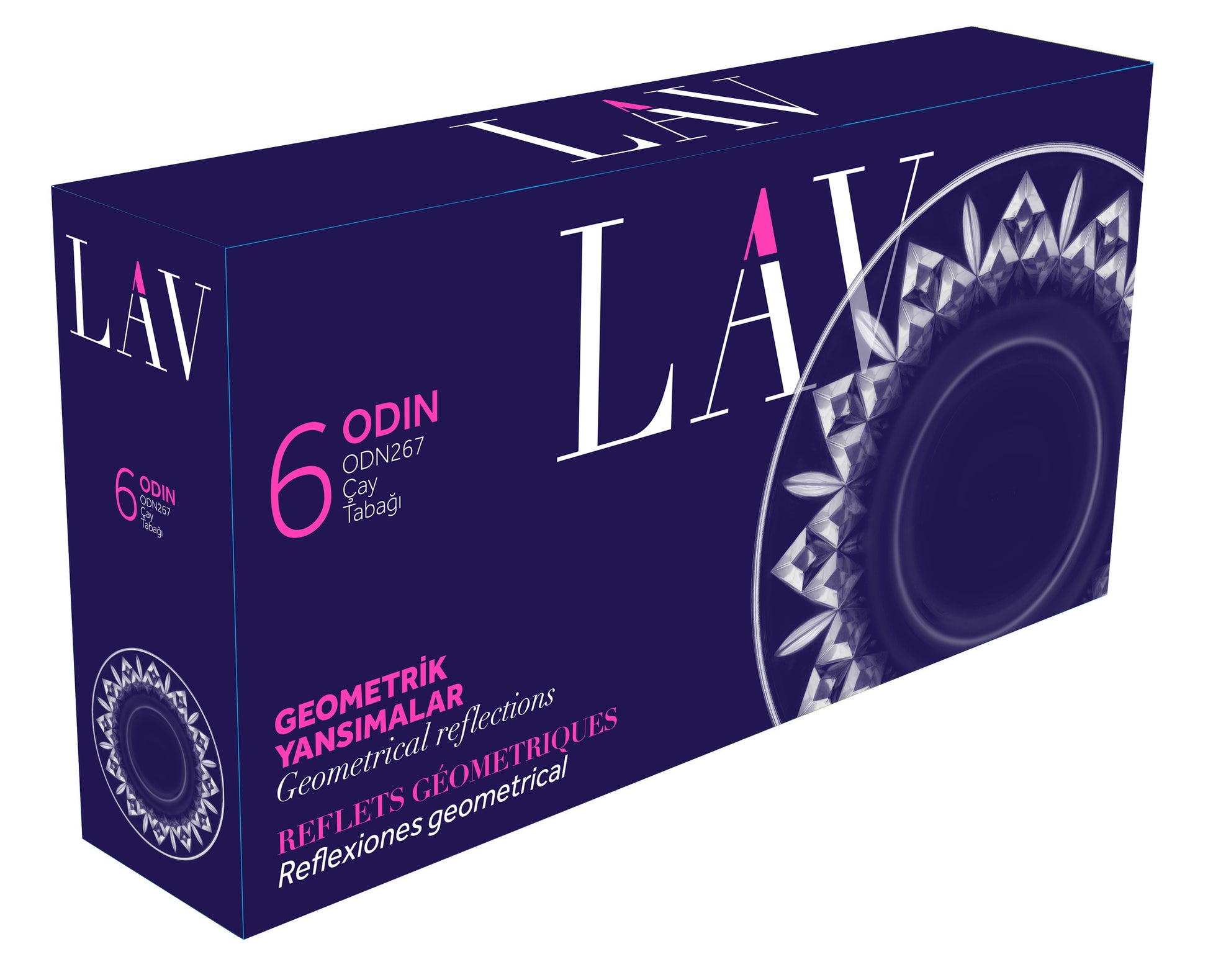 Odin Cam Çay Tabağı