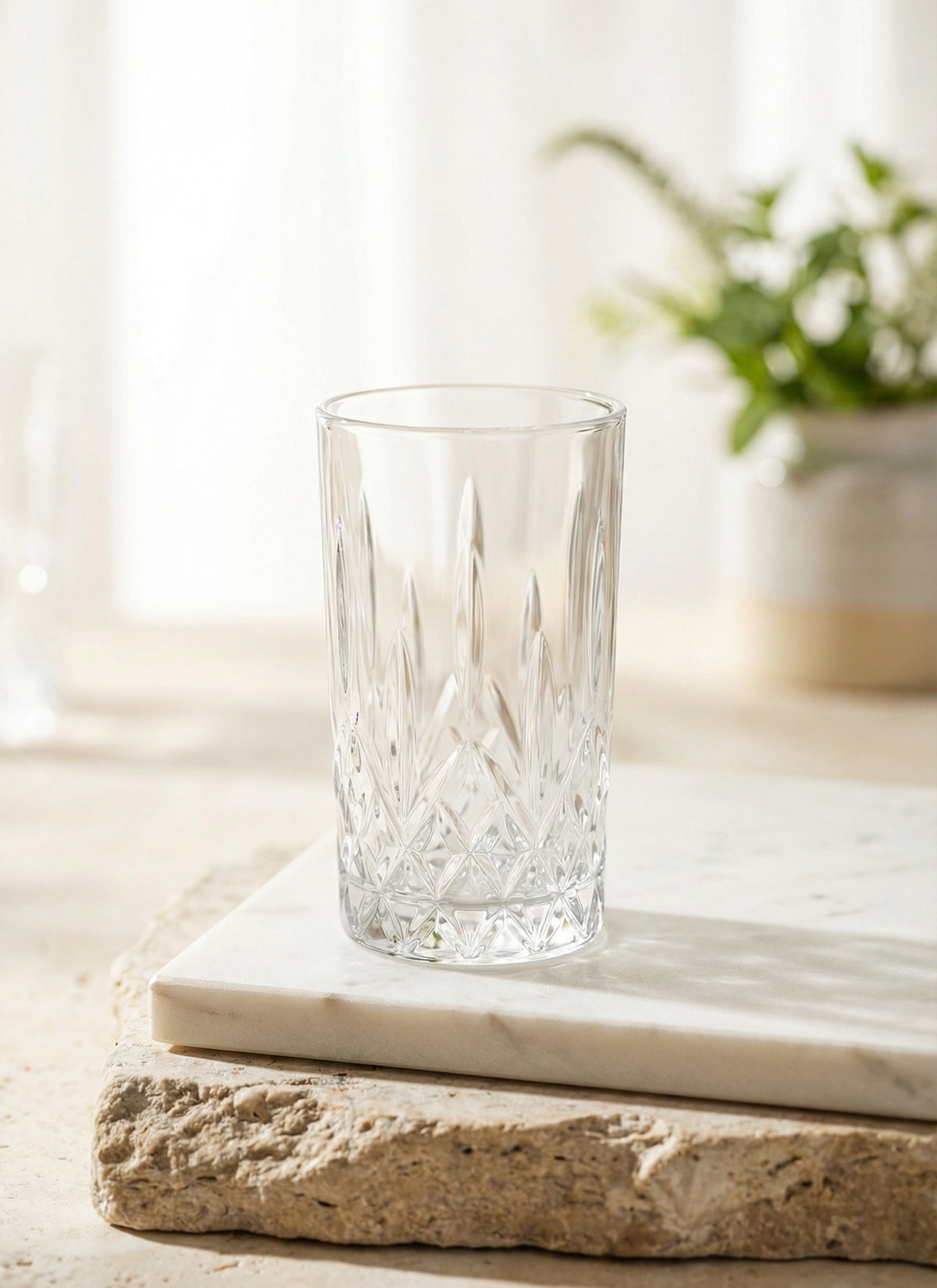 Odin Cam Çay Tabağı 6 Kişilik