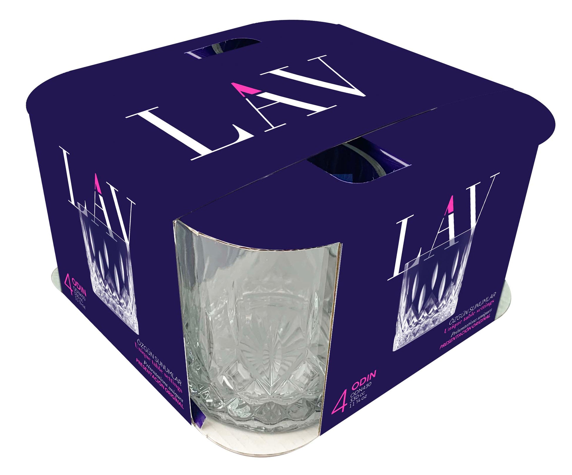 Odin Cam Meşrubat Bardağı