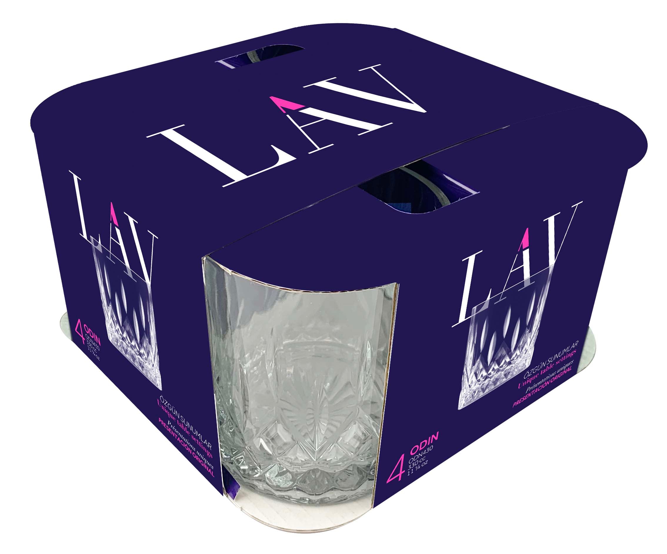 Odin Cam Meşrubat Bardağı