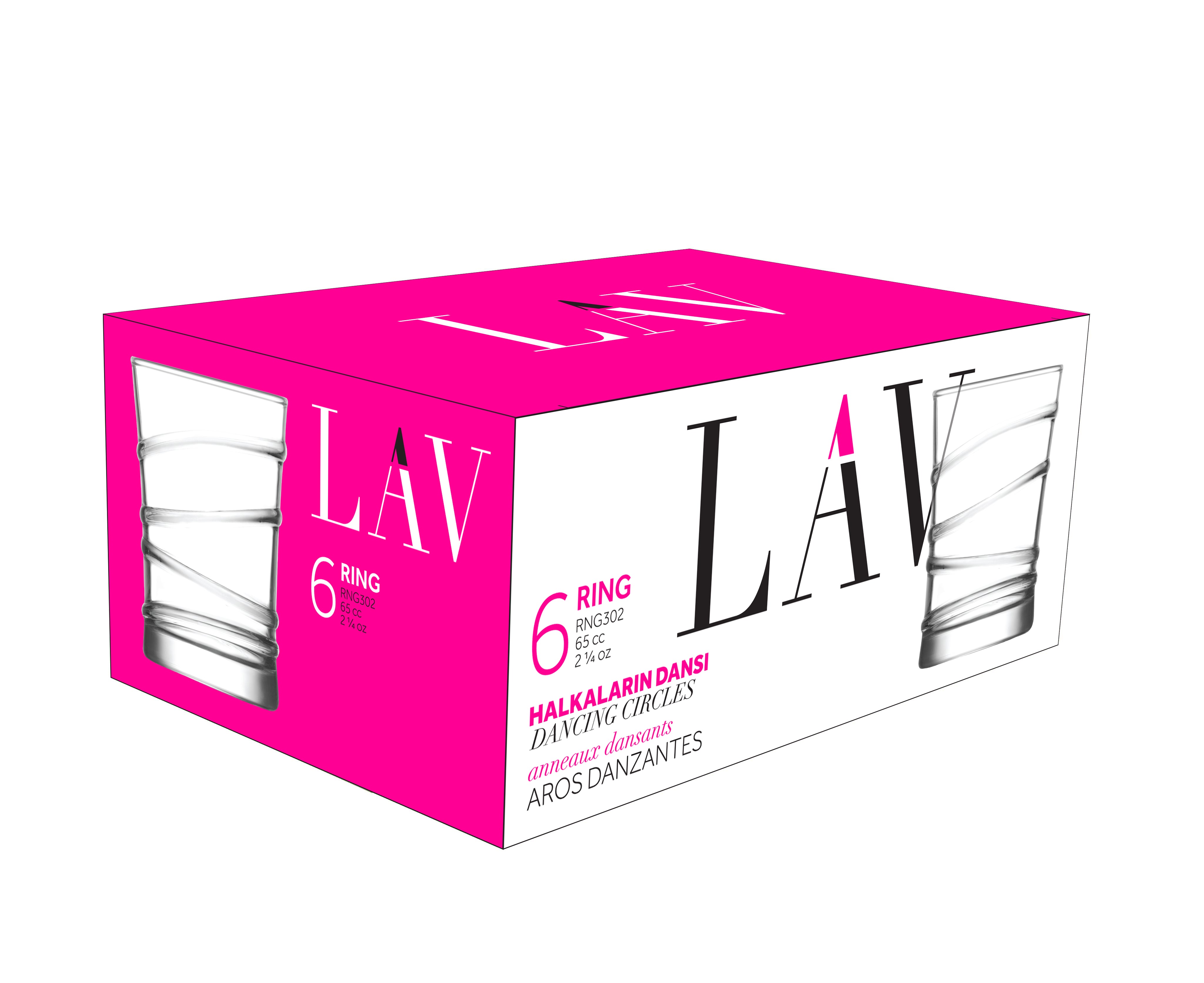 Ring Cam Likör Bardağı