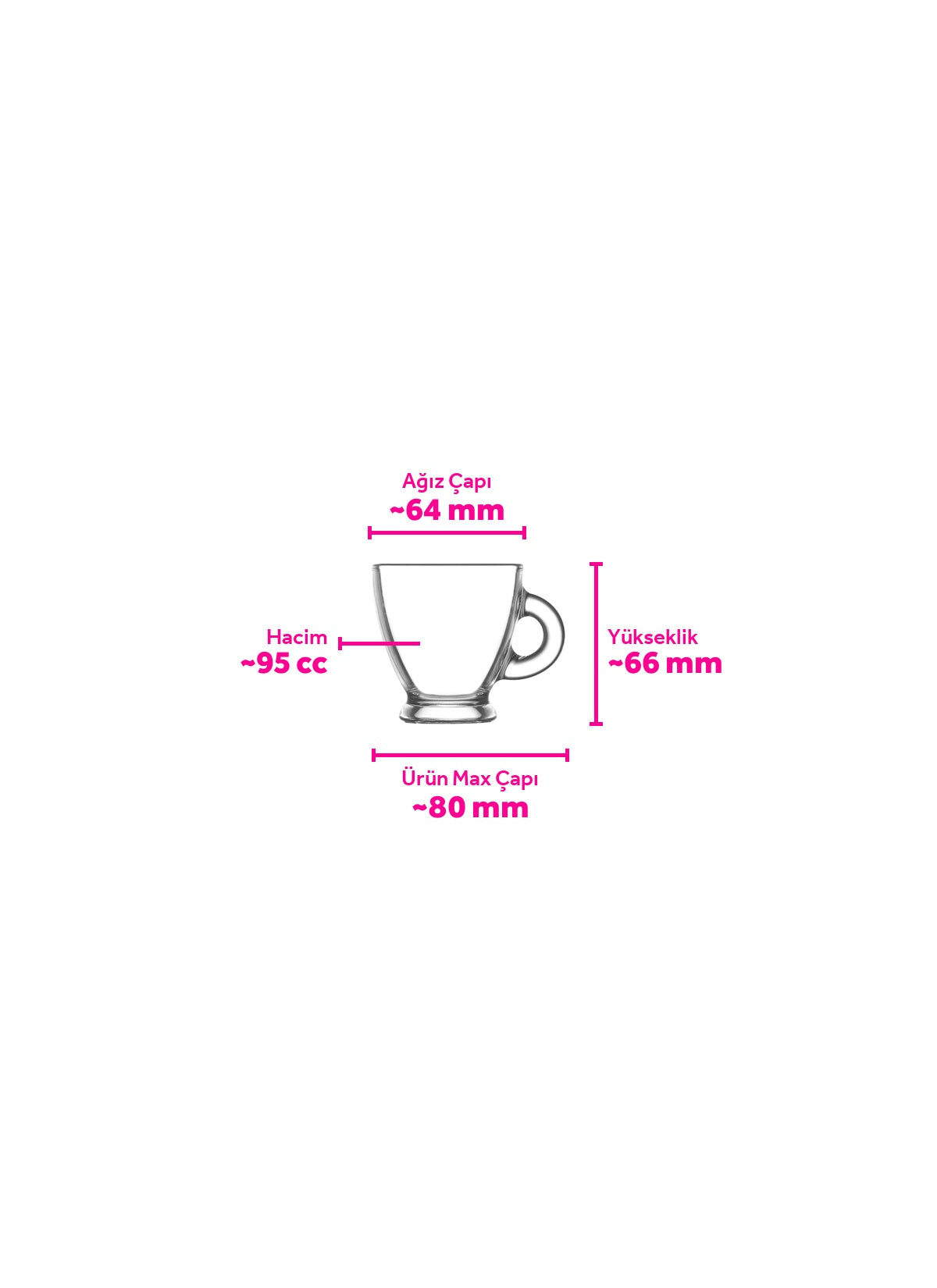 Roma Cam Espresso Fincanı