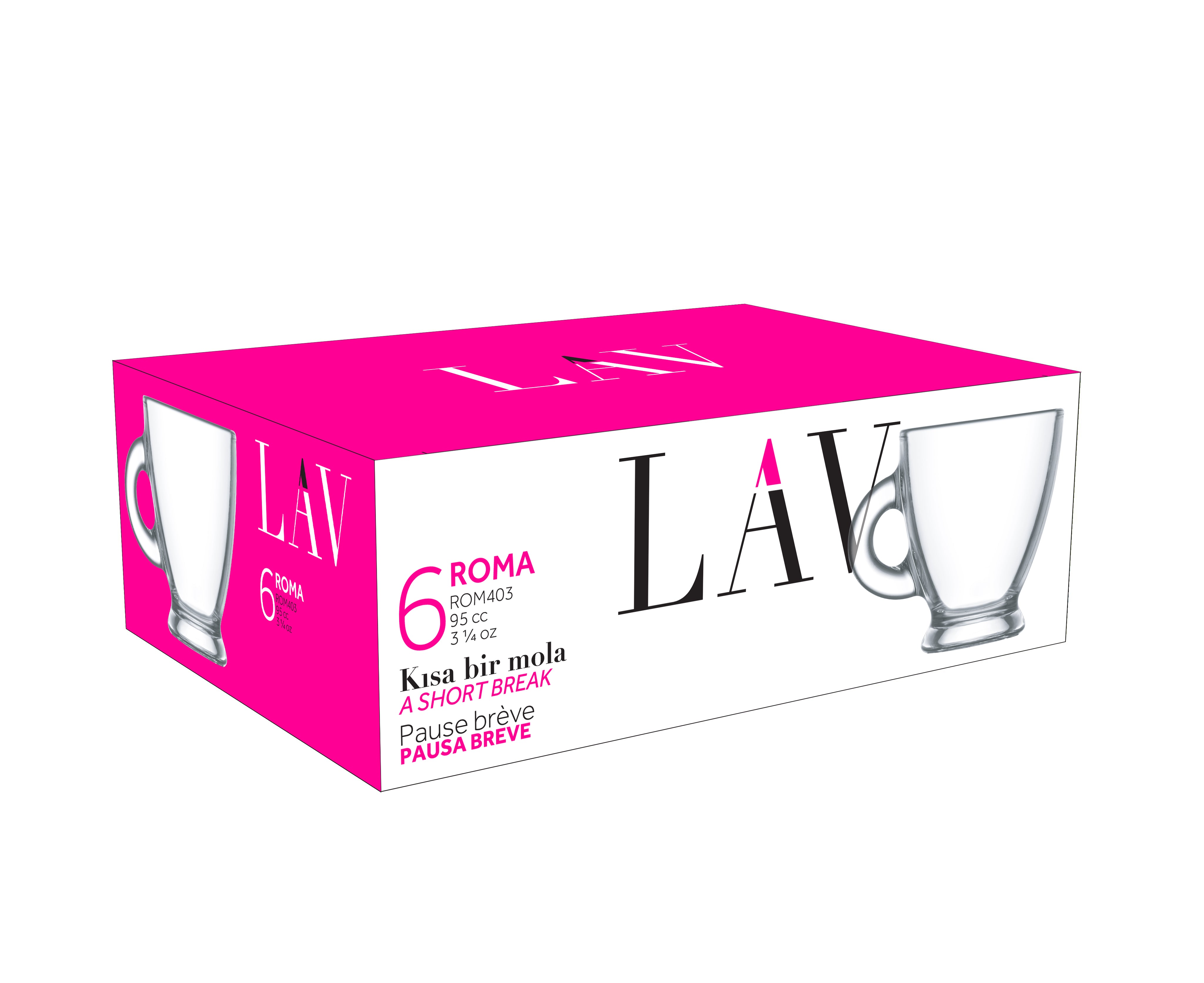 Roma Cam Espresso Fincanı