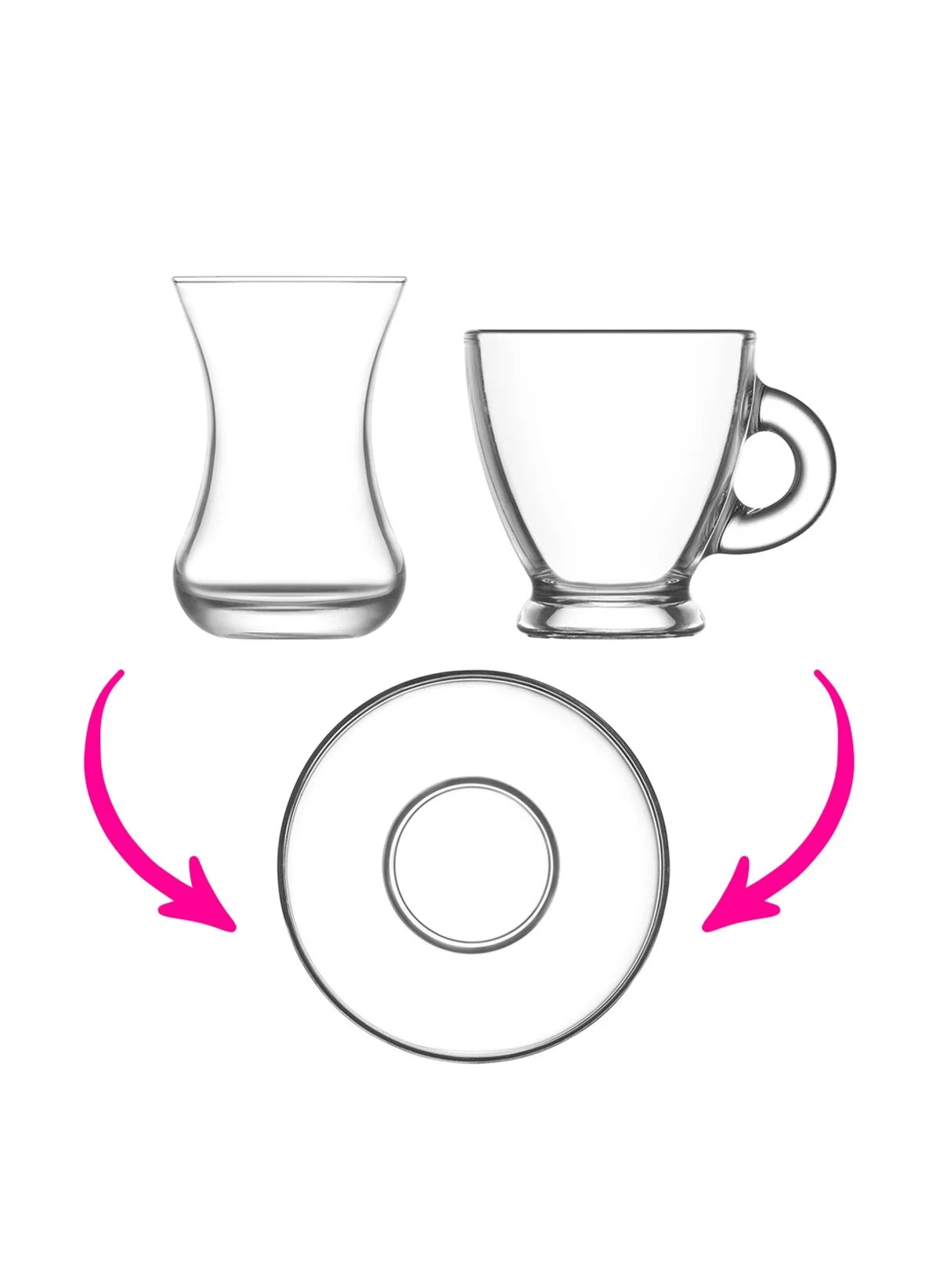 Sohbet Cam Bardak Seti