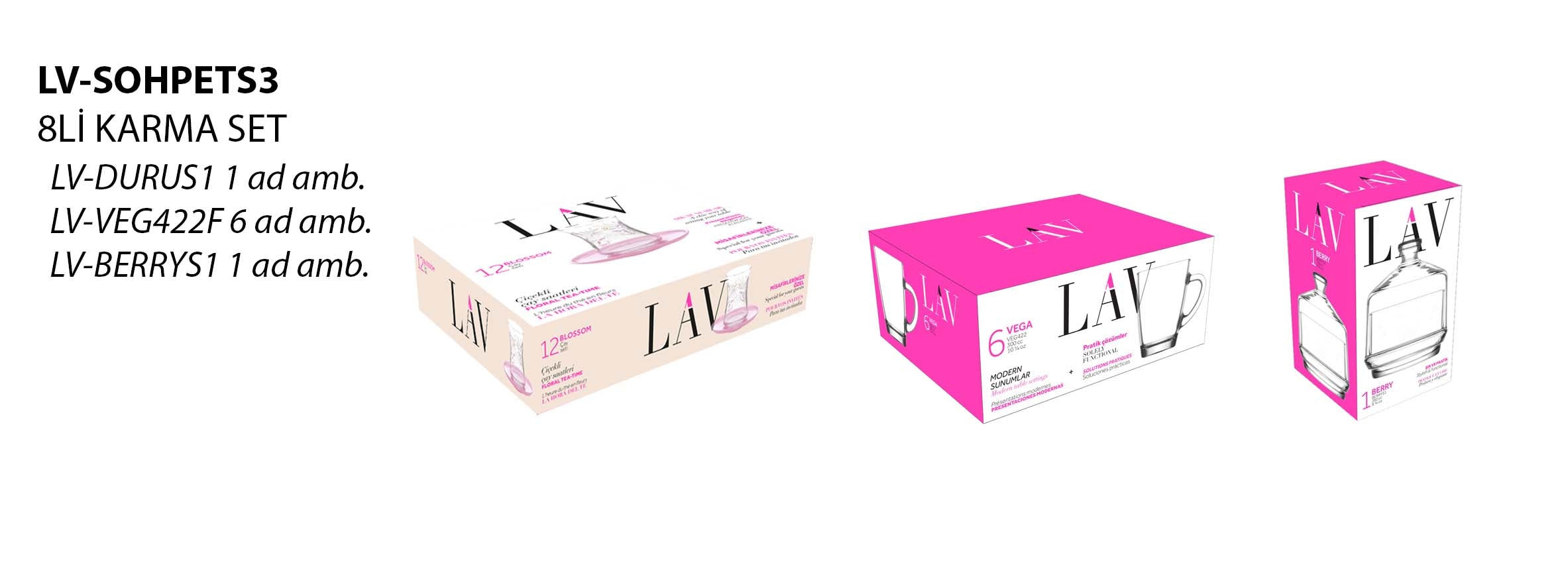 Sohbet Cam Bardak Seti