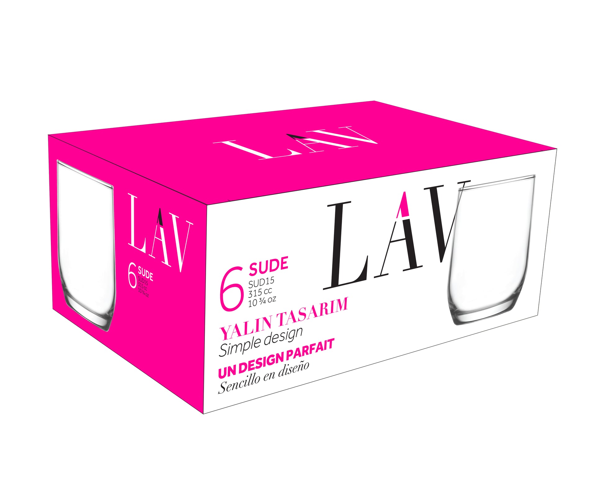 Sude Cam Viski Bardağı