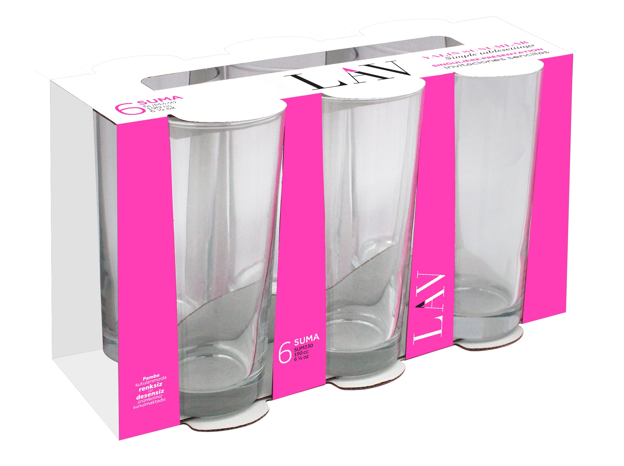 Suma Cam Su Bardağı