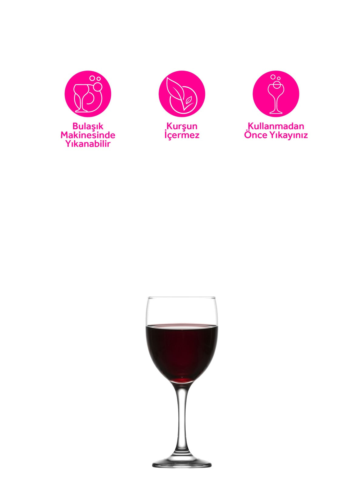 Tokyo Cam Kırmızı Şarap Kadehi
