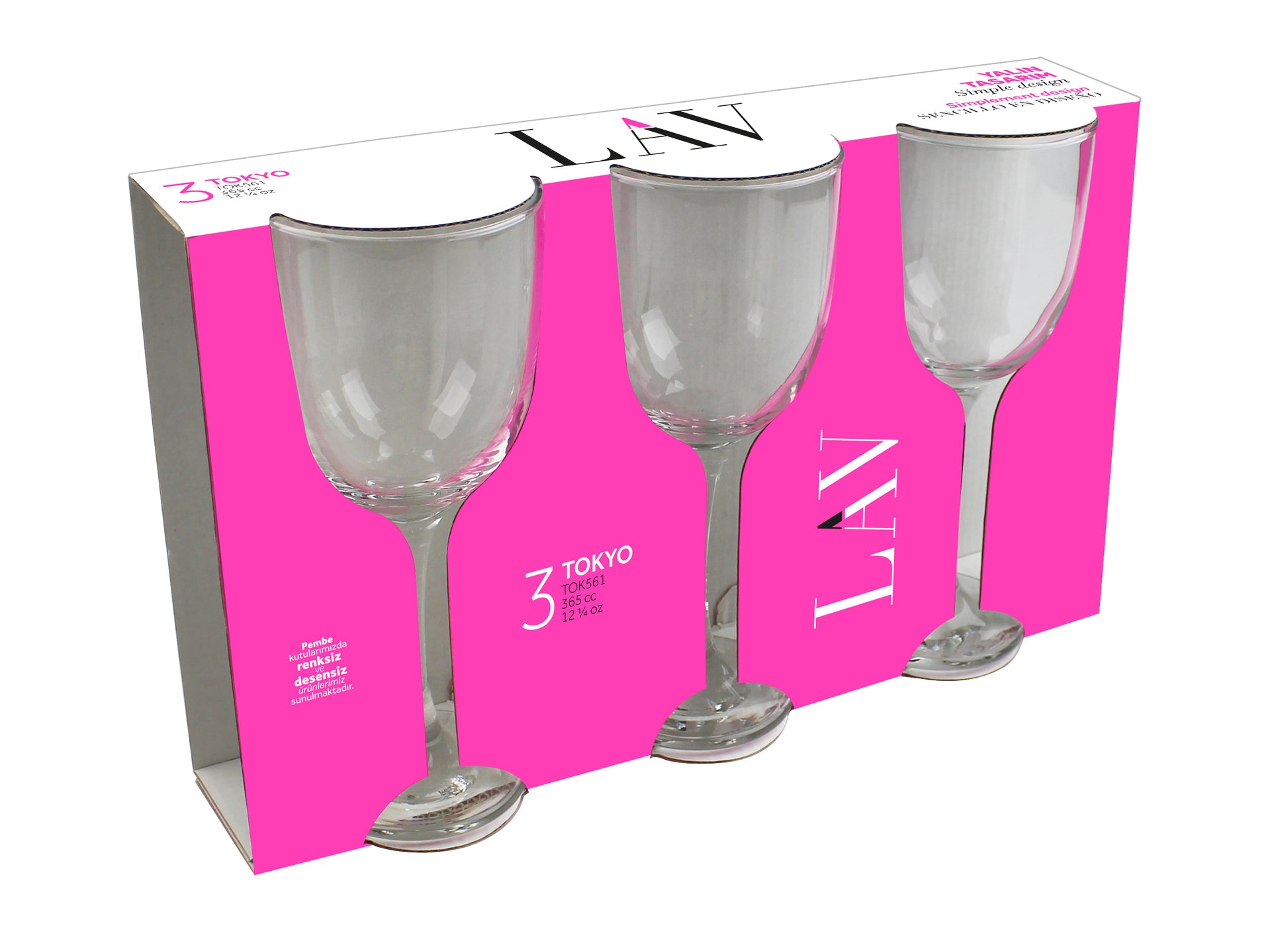 Tokyo Cam Kırmızı Şarap Kadehi