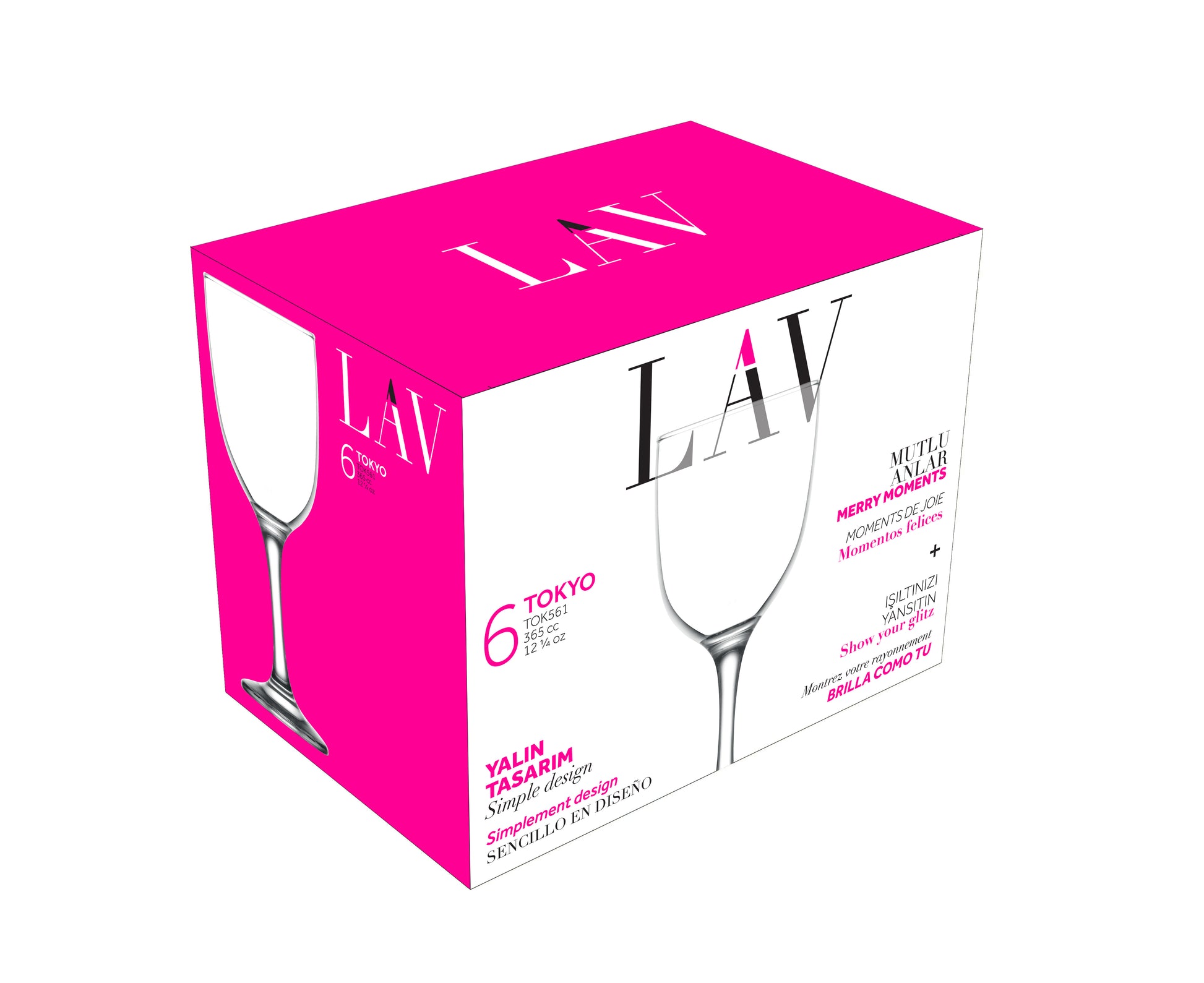 Tokyo Cam Kırmızı Şarap Kadehi