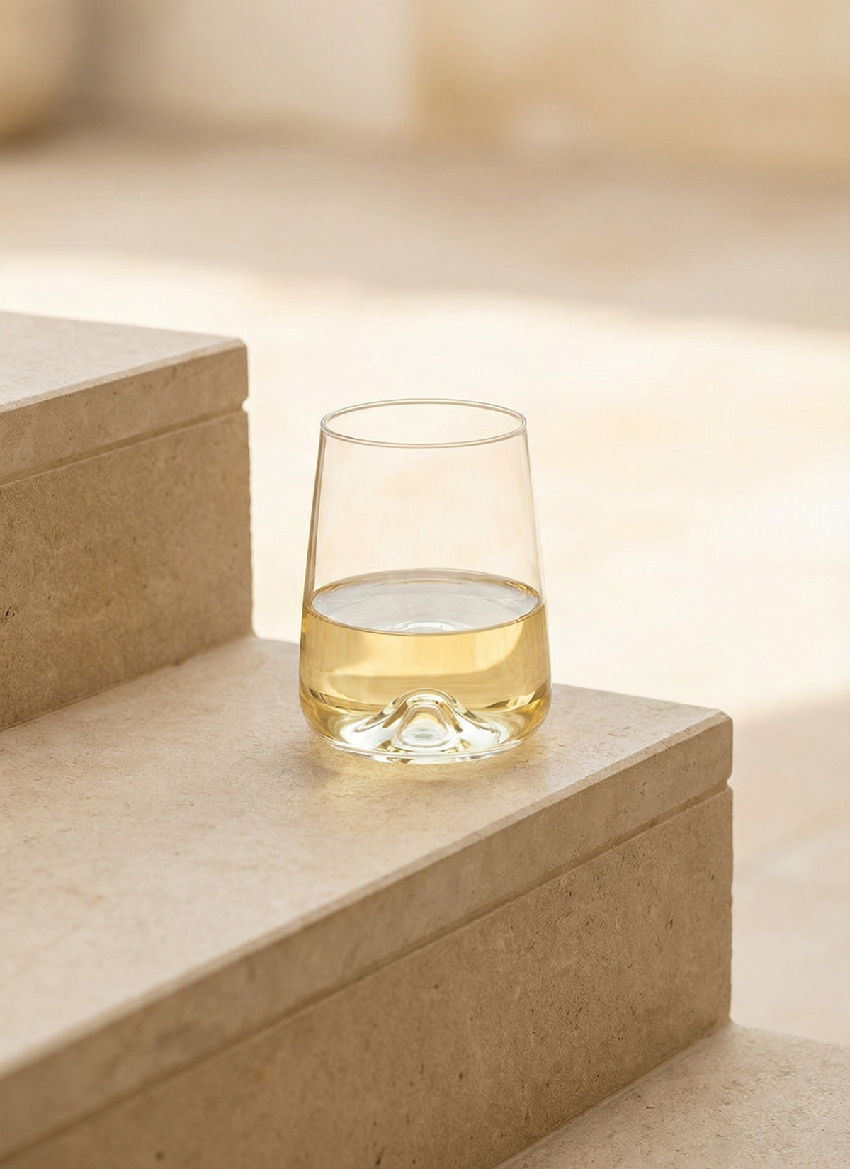 Terra Cam Beyaz Şarap Kadehi