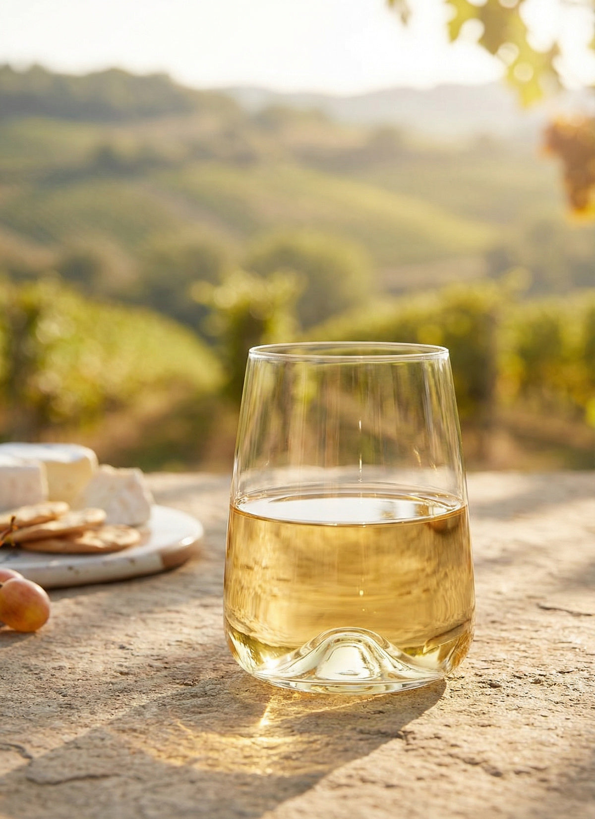 Terra Cam Beyaz Şarap Kadehi