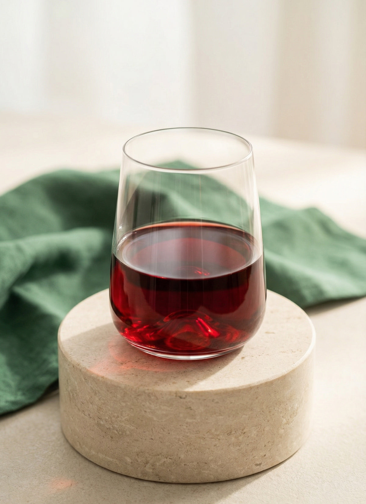 Terra Cam Kırmızı Şarap Kadehi