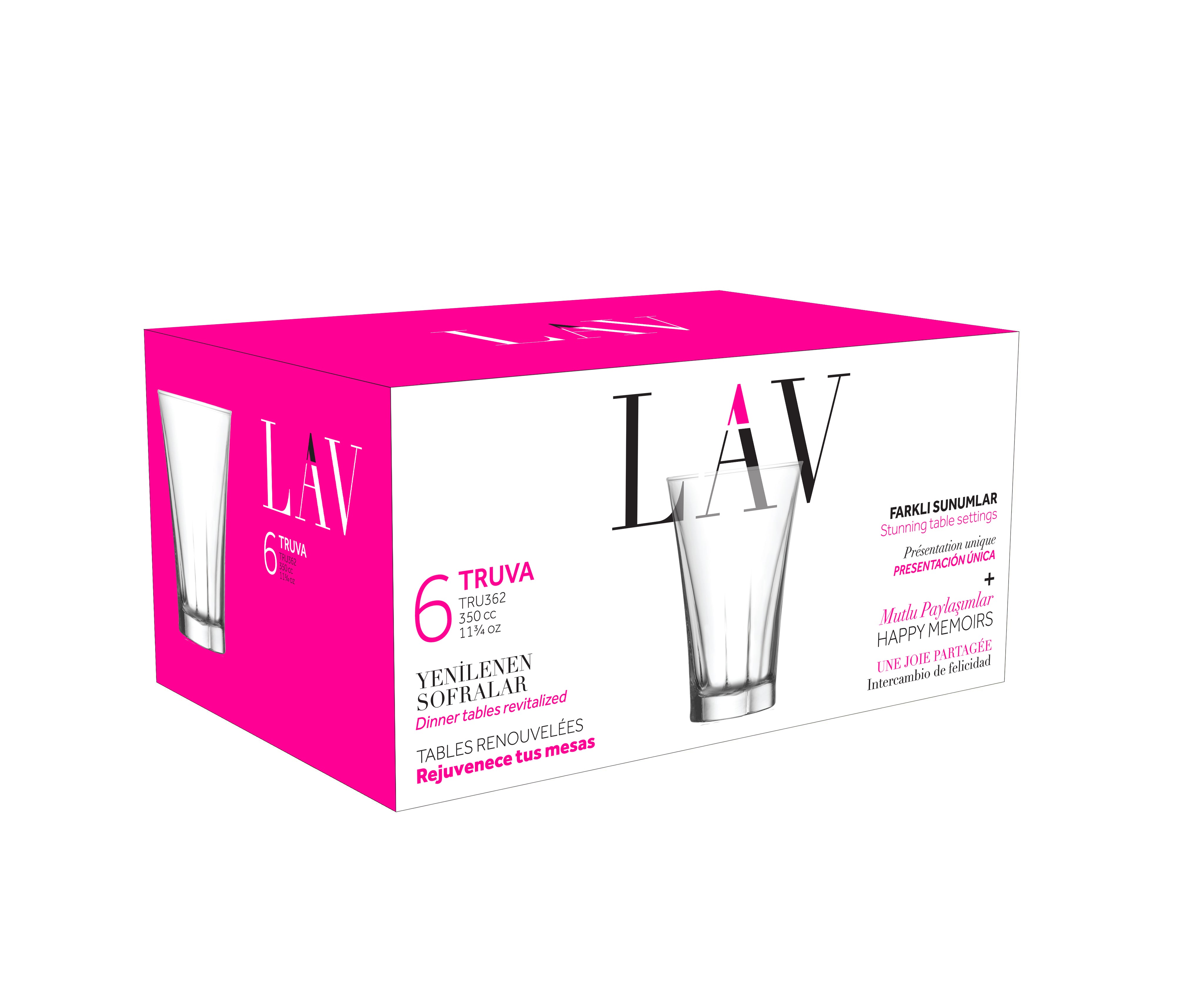 Truva Cam Meşrubat Bardağı