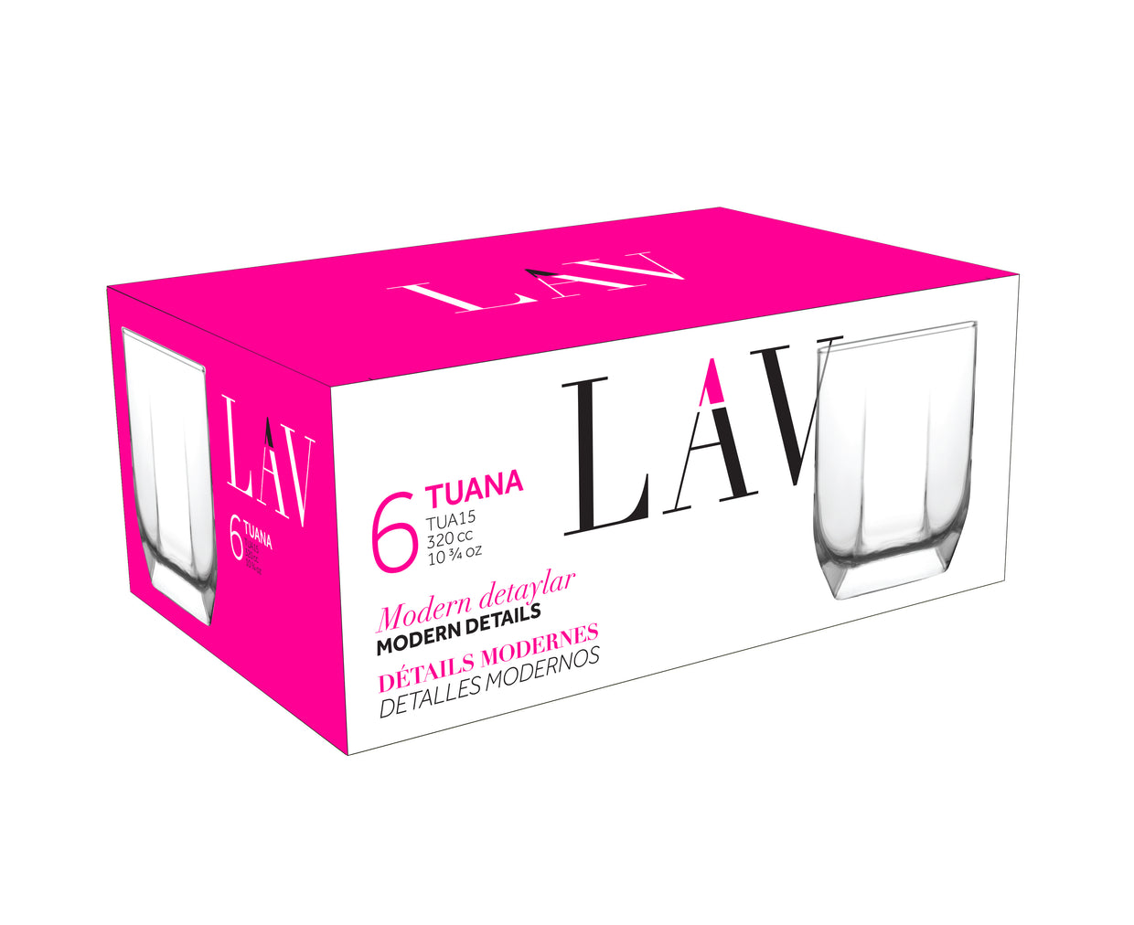 Tuana Cam Viski Bardağı