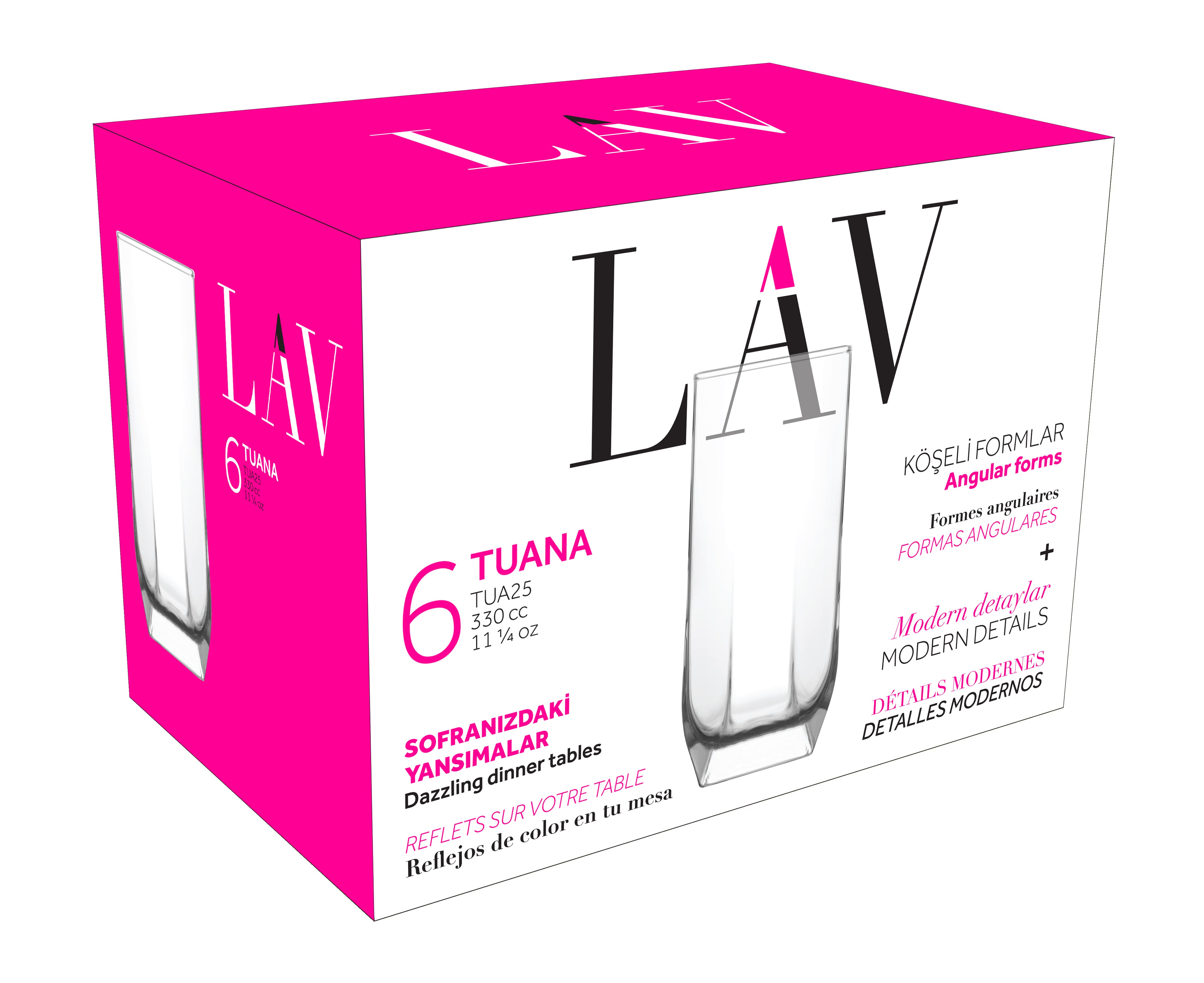 Tuana Cam Meşrubat Bardağı