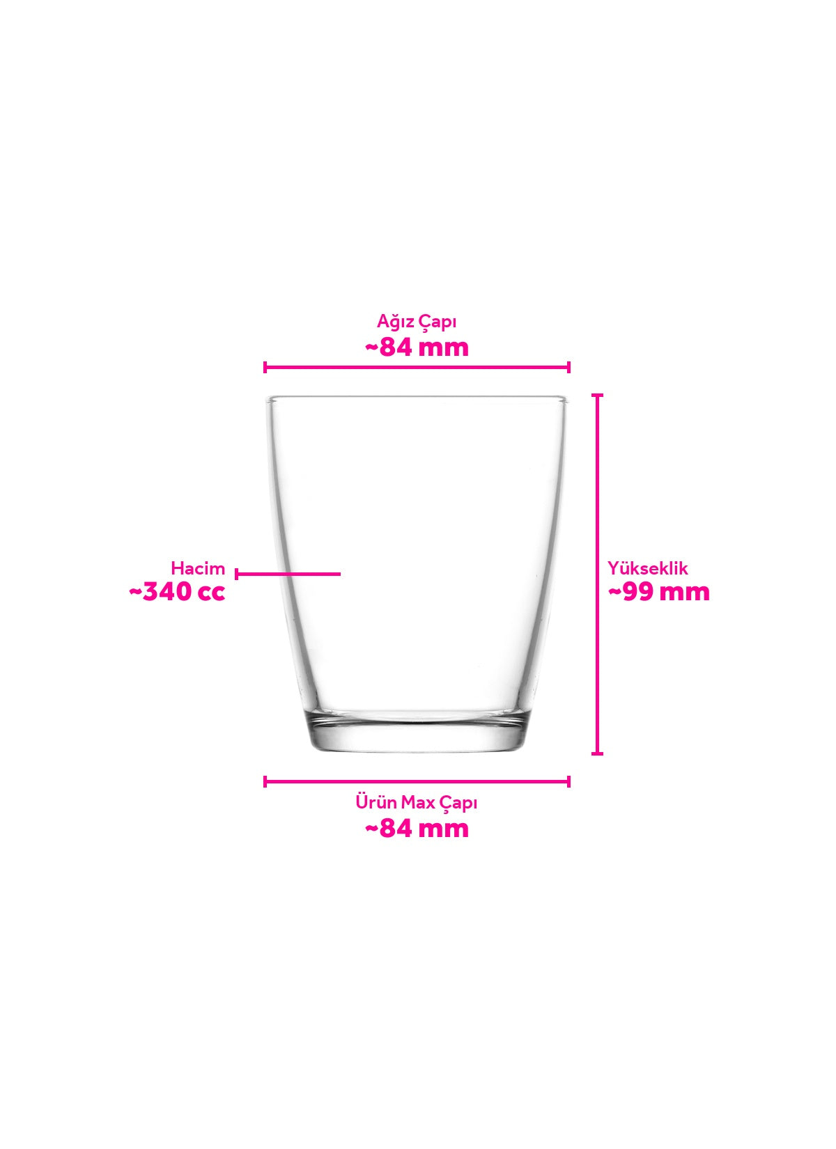Vega Cam Meşrubat Bardağı