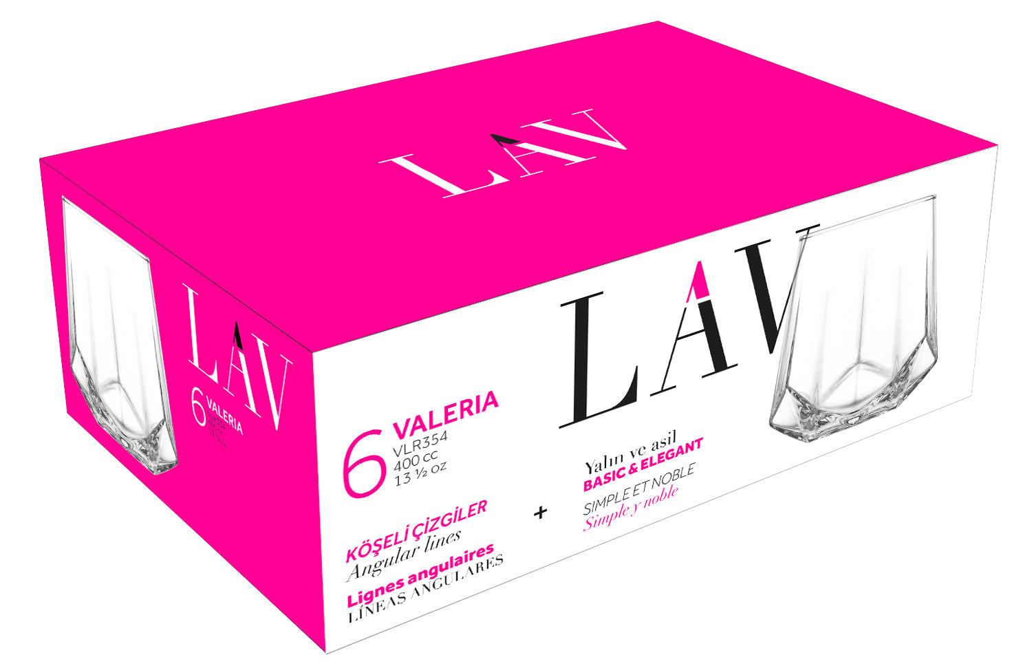 Valeria Cam Viski Bardağı