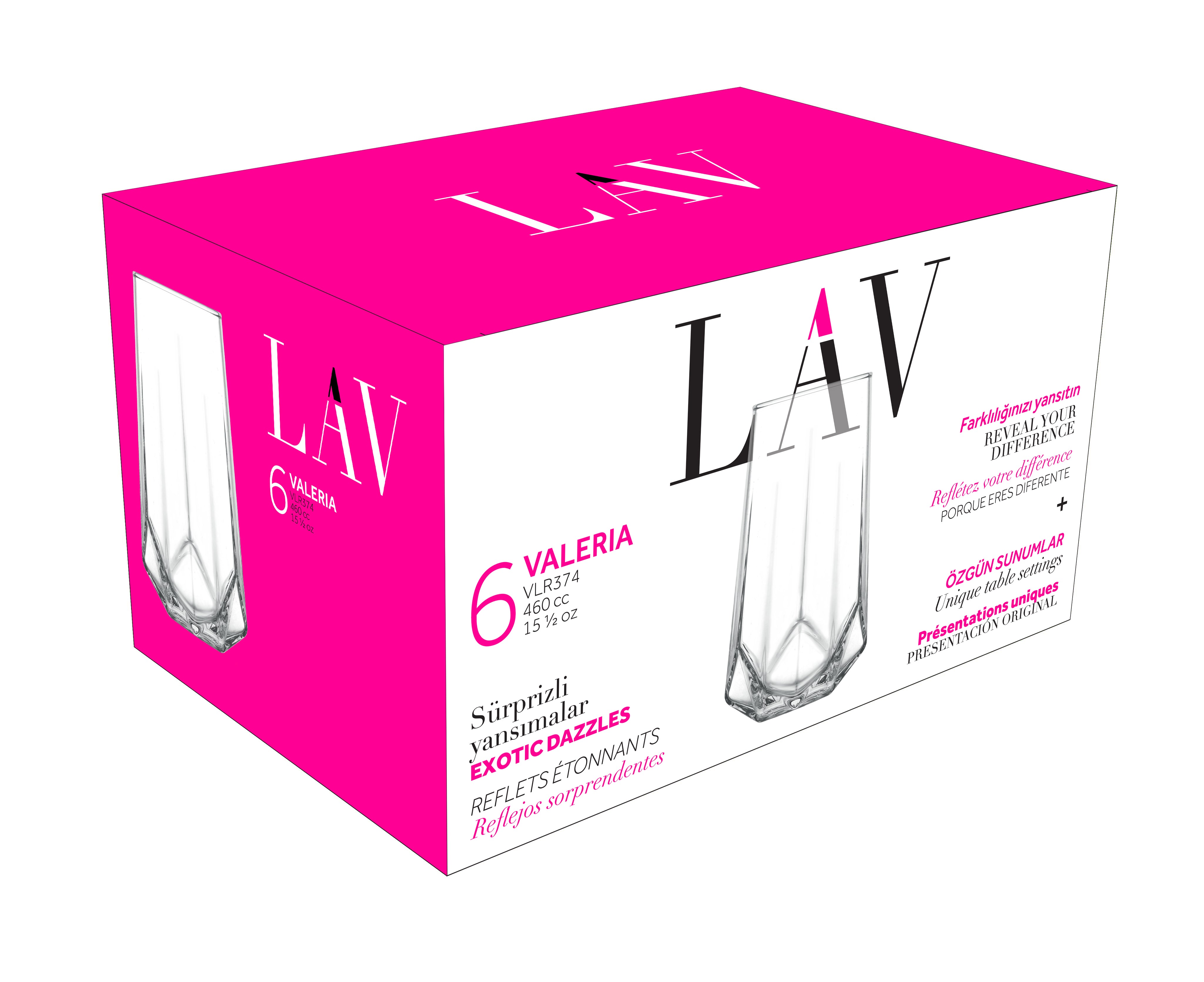 Valeria Cam Meşrubat Bardağı