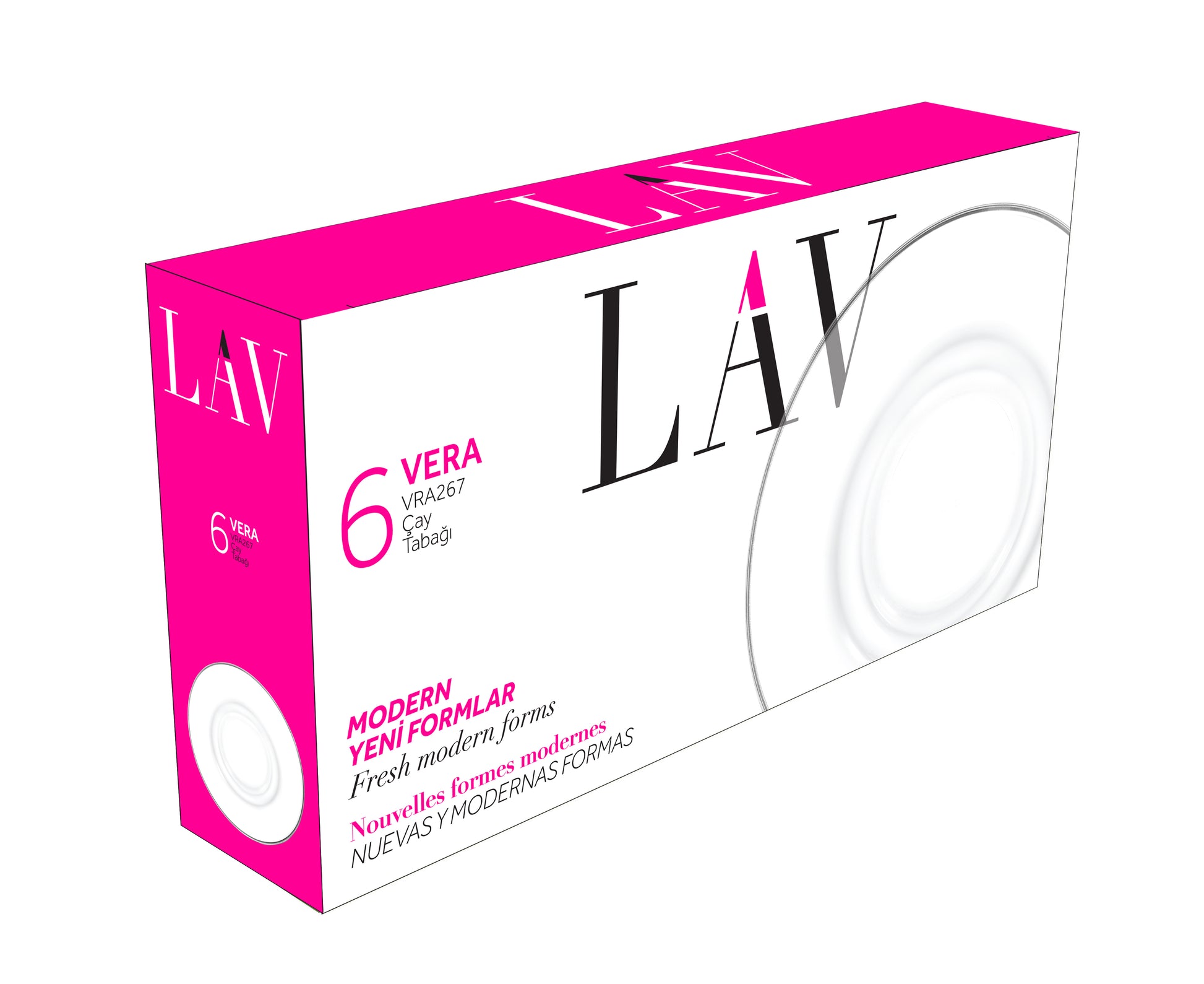 Vera Cam Çay Tabağı