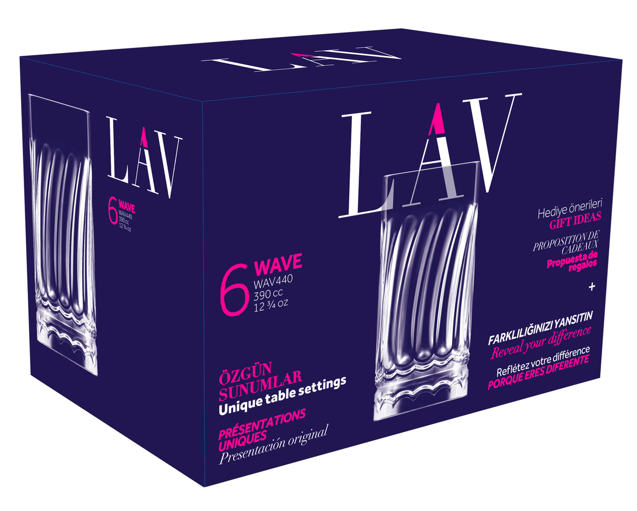 Wave Cam Meşrubat Bardağı