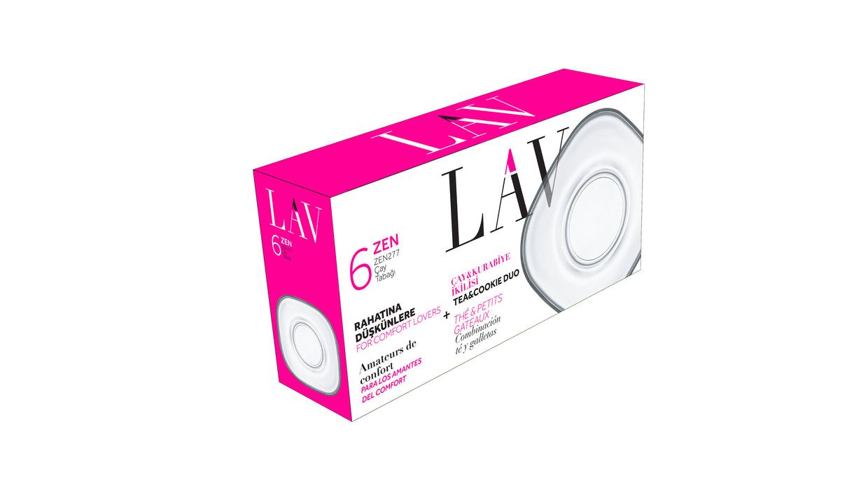 Zen Cam Çay Tabağı