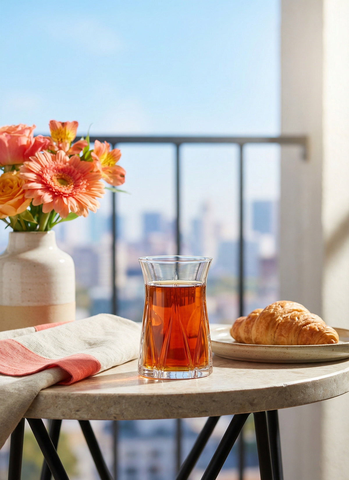 Zoey Cam Çay Bardağı